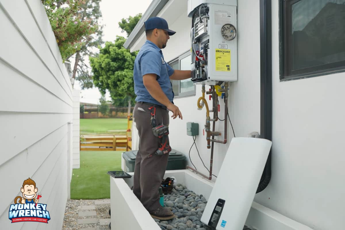Trust Monkey Wrench Plumbing, Heating, Air & Electric for dependable water heater services, expertly delivered with professionalism and care.