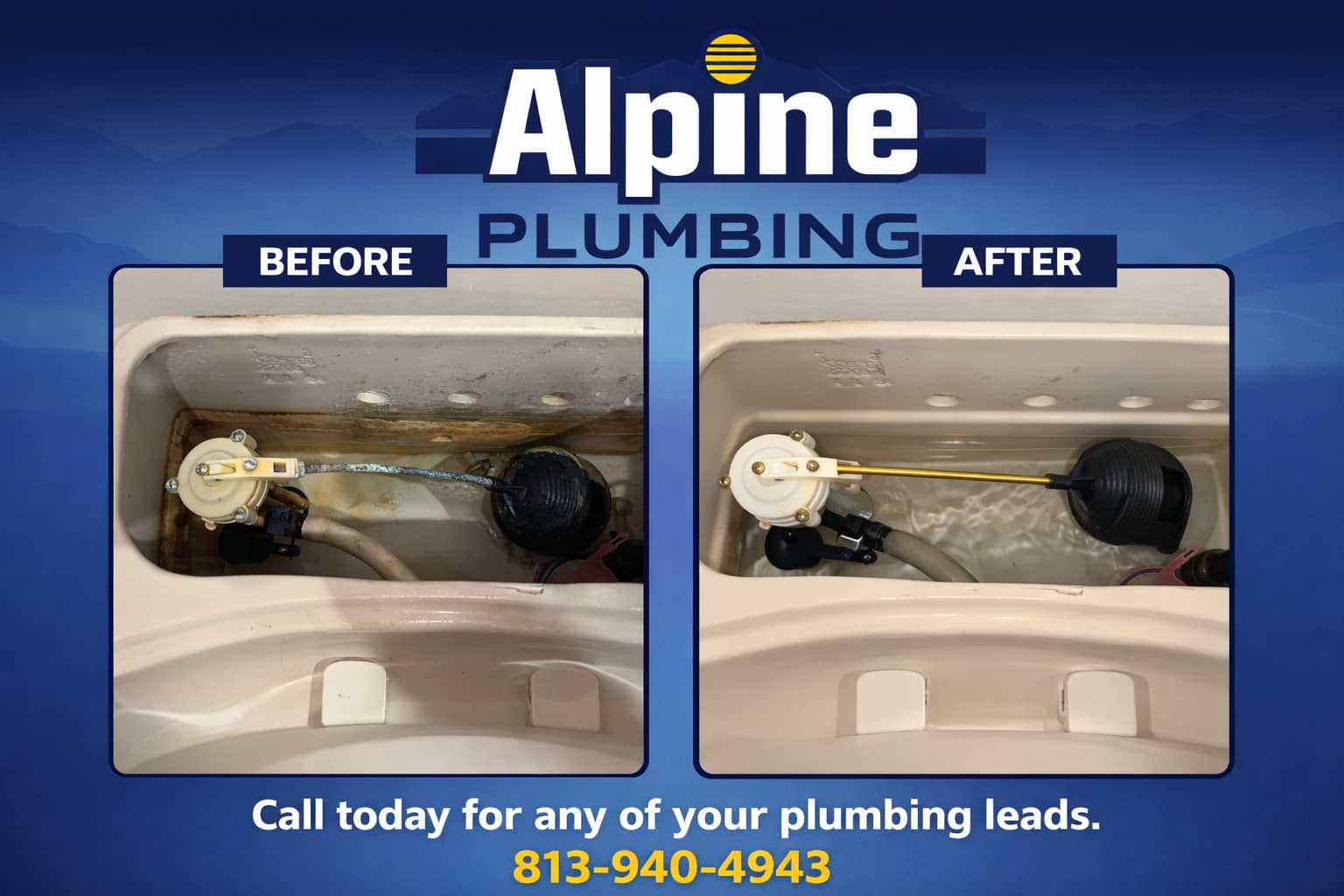 Transform your plumbing worries into effortless solutions with Alpine Plumbing. Call us today and see the difference.