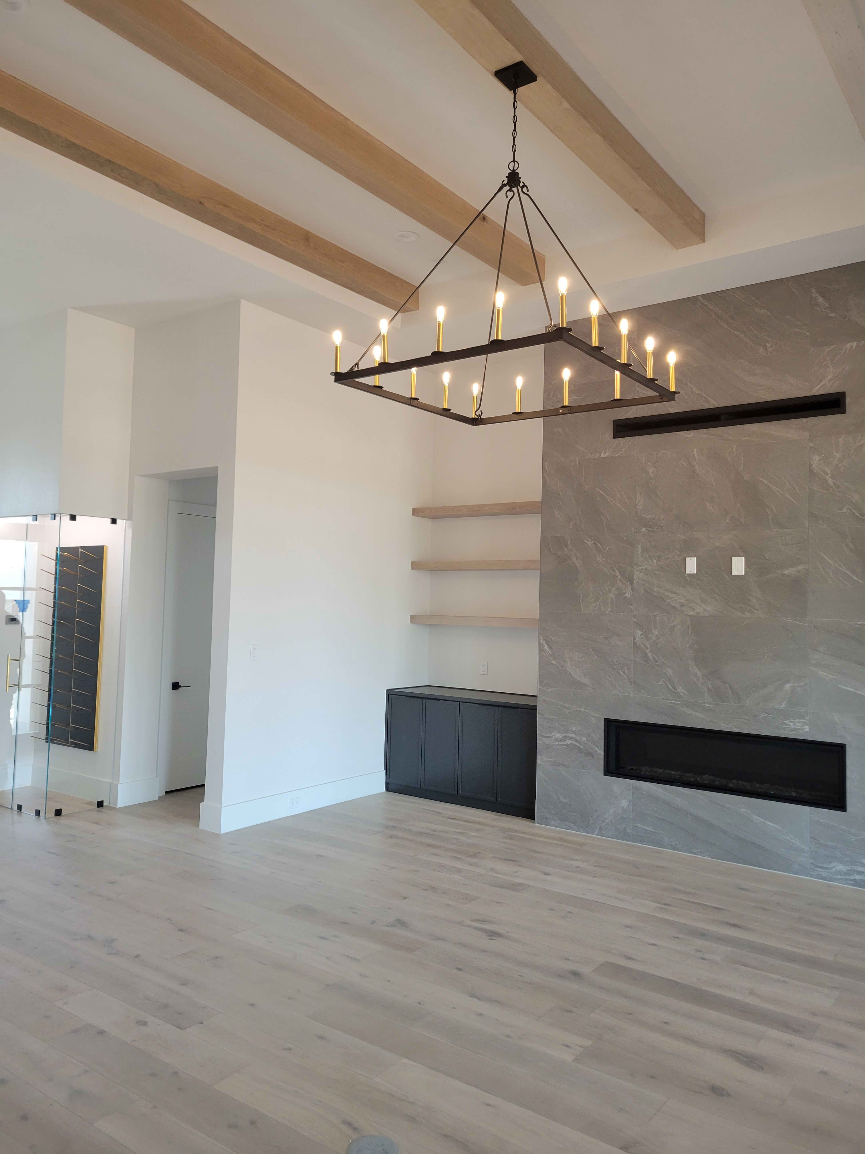 Illuminate elegance and style with Blue Line Electric's premium lighting solutions, showcasing modern design and expert installation.