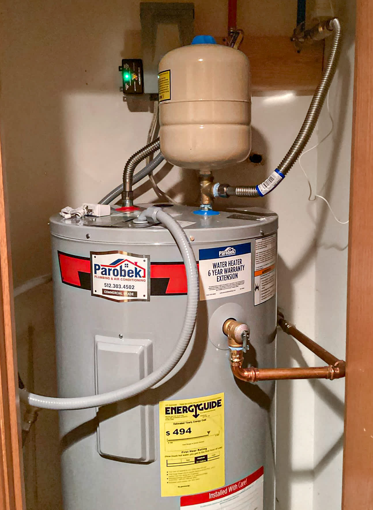 Trust Parobek Plumbing & Air Conditioning for professional water heater solutions that promise quality and efficiency.