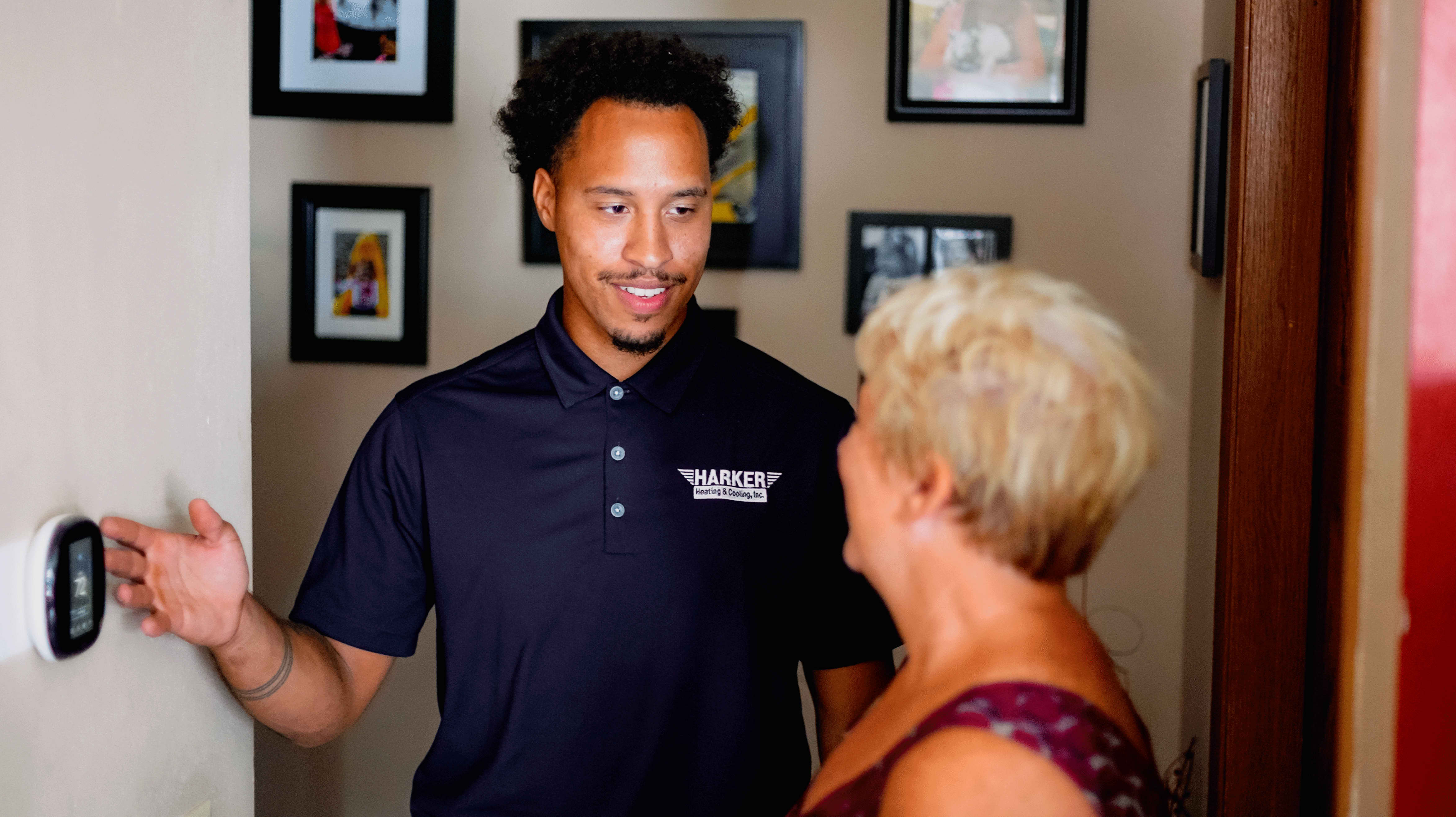 Experience seamless comfort with Harker Heating & Cooling, where professionalism meets personal service.
