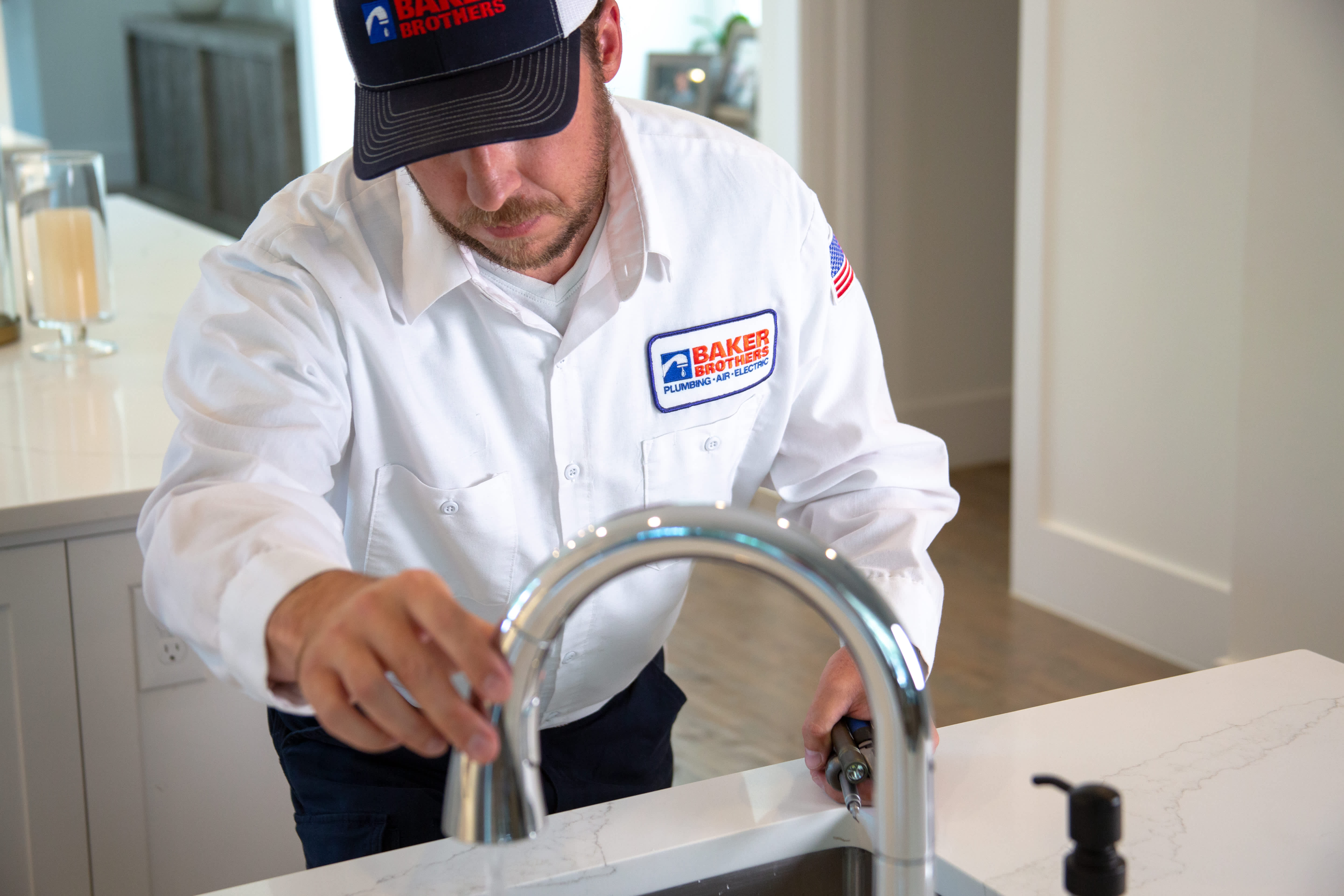 Experience professional plumbing services with Baker Brothers: Quality you can trust.