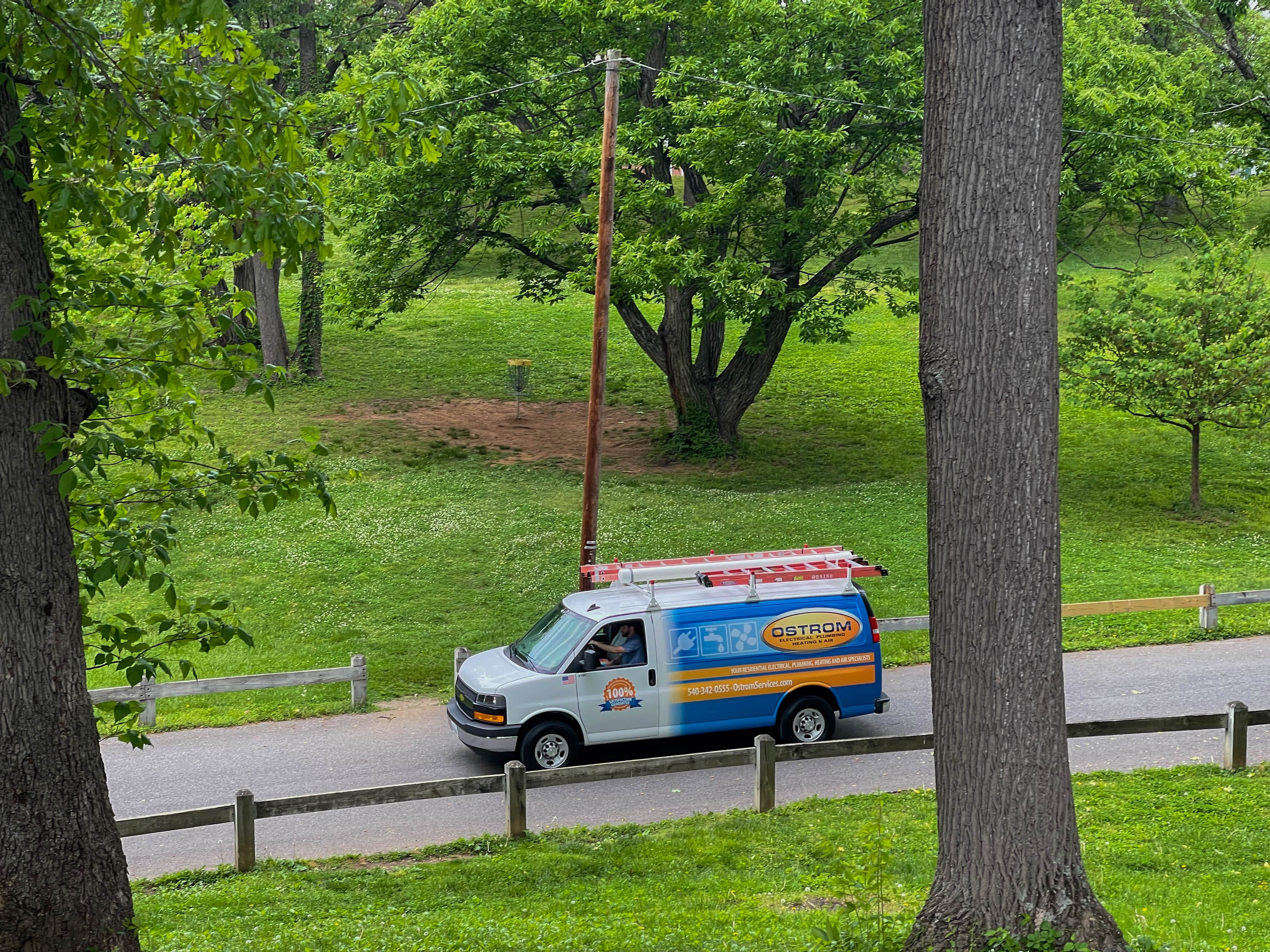 Experience reliable and professional service with Ostrom Electrical Plumbing Heating & Air Conditioning as seen with our well-equipped service vehicles.