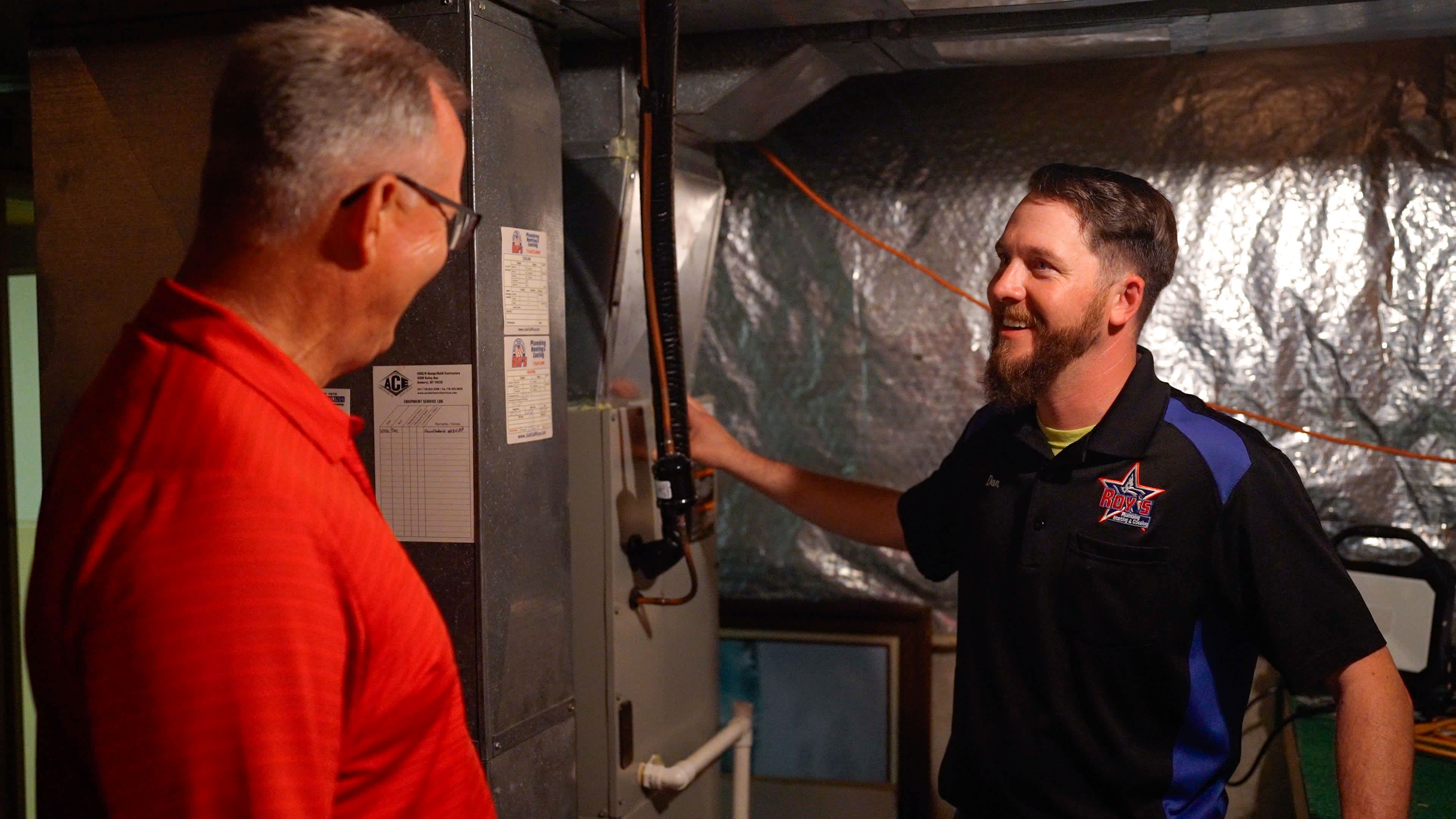 Experience unmatched quality with Roy's Plumbing, Heating, Cooling & Electrical, where professionalism meets exceptional customer service in every visit.