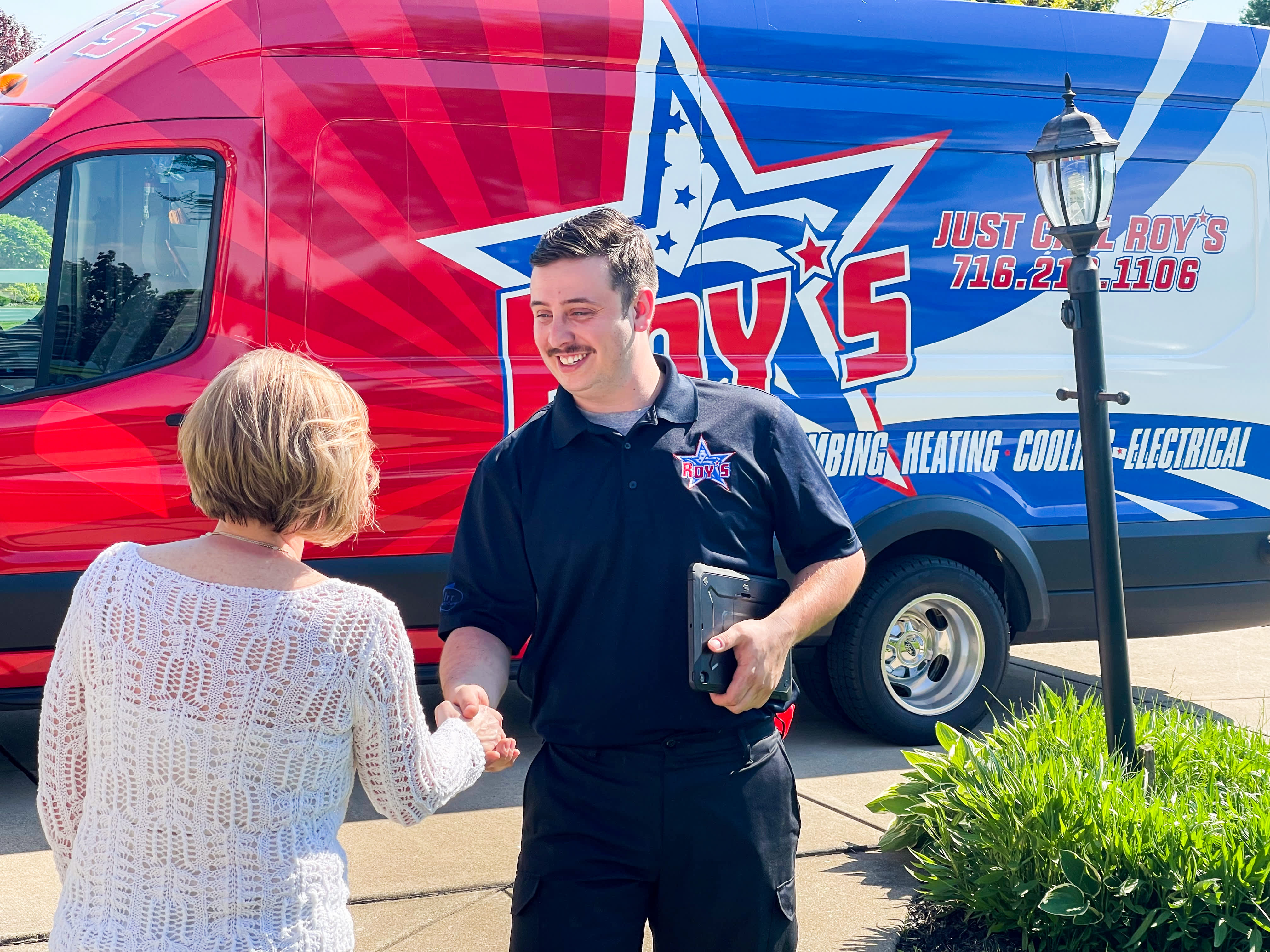 Experience top-notch service and professionalism with Roy's Plumbing, Heating, Cooling & Electrical as our experts bring comfort and reliability right to your doorstep.