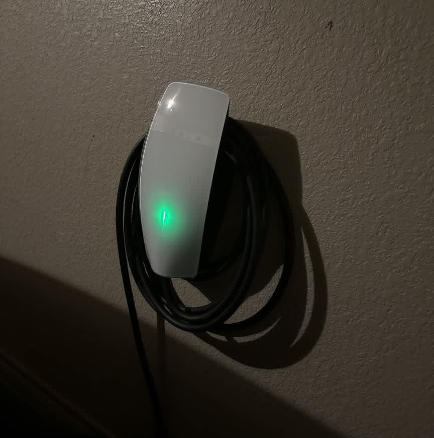 Professional residential EV charger installation from Abacus Plumbing, Air Conditioning, & Electrical highlights neat workmanship and reliable performance.