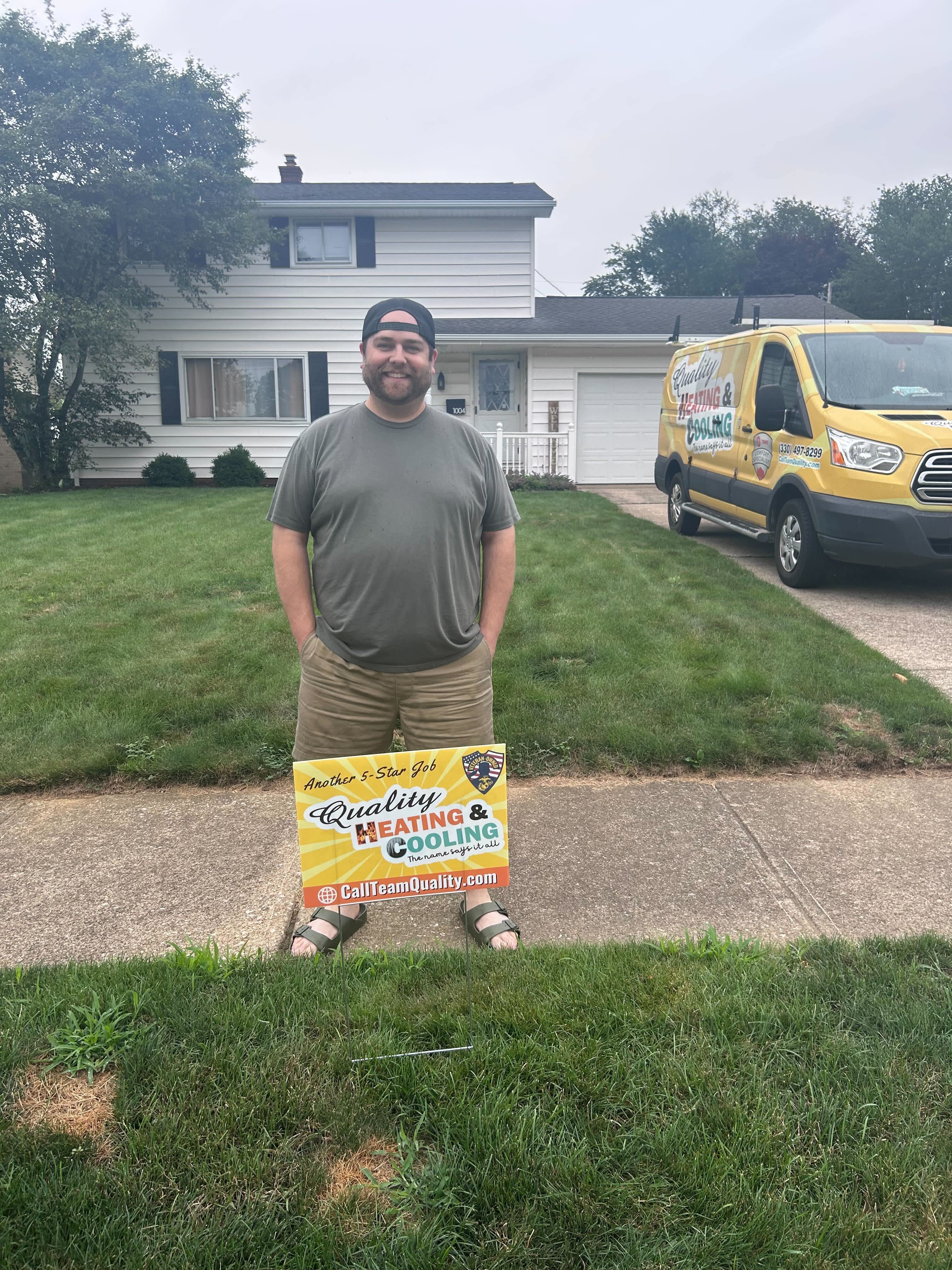 Experience 5-star service with Quality Heating & Cooling, where your comfort is our top priority.