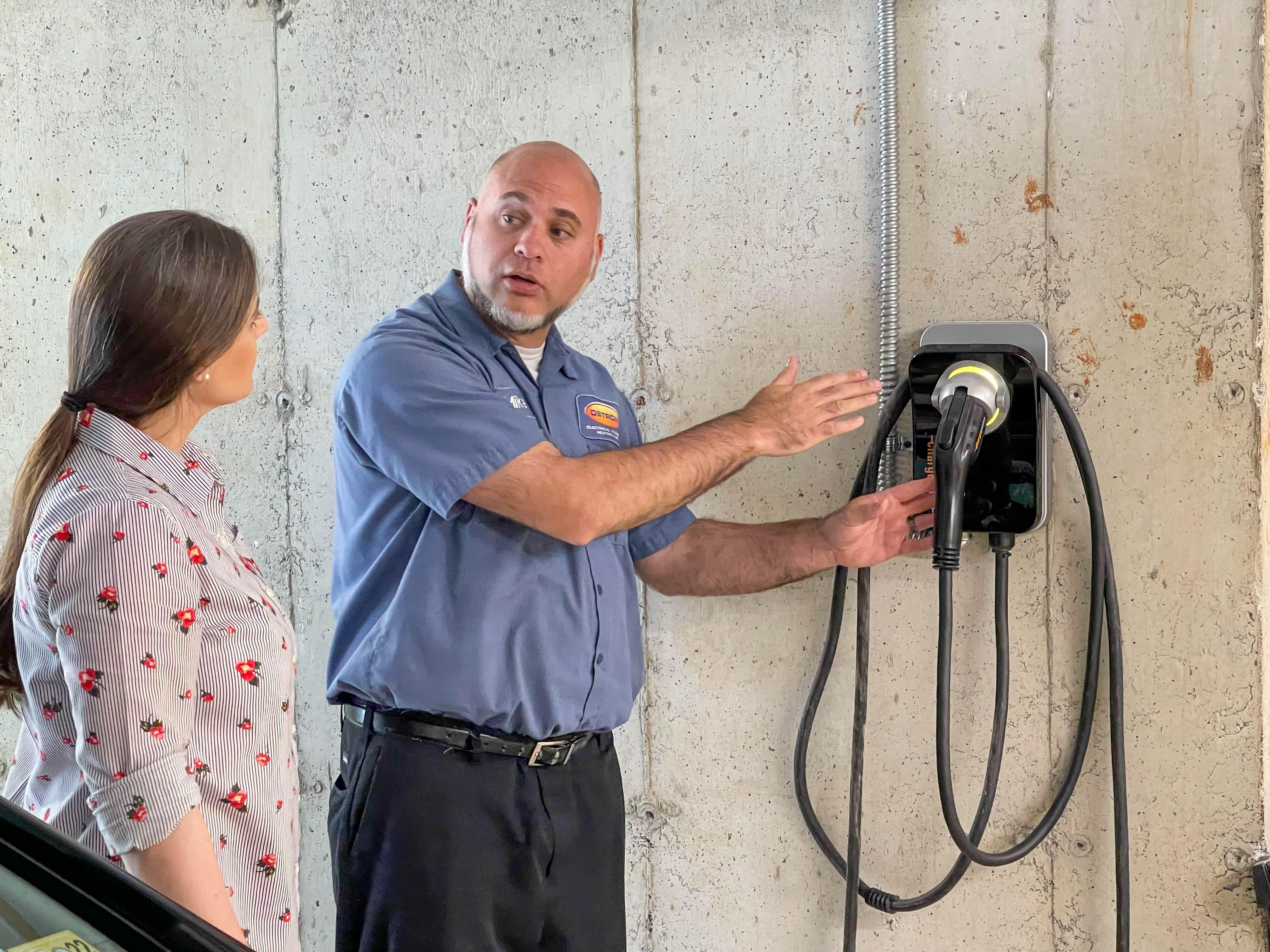 Experience top-notch electrical services with Ostrom Electrical Plumbing Heating & Air Conditioning, ensuring your electric vehicle charging needs are professionally met.