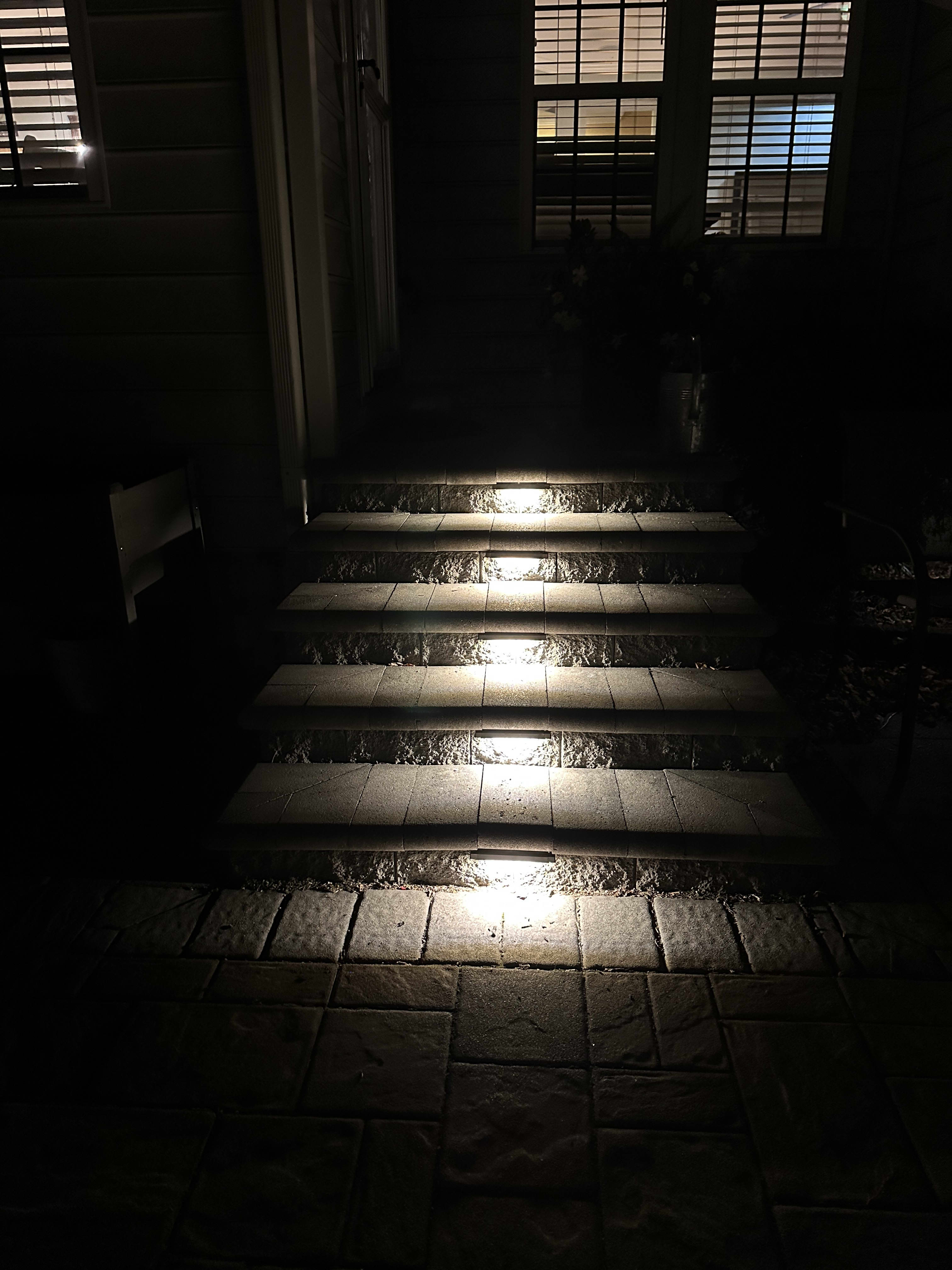 Enhance your home's outdoor elegance with Boulden Brothers' expertly installed lighting solutions that ensure safety and style.