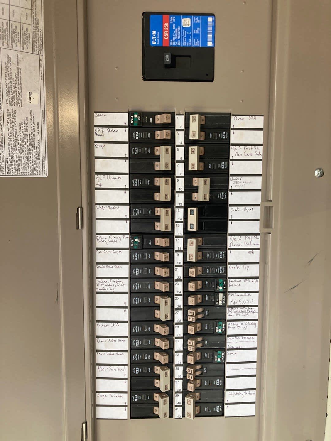 Ensure your home's safety and efficiency with Milestone Electric's professional electrical panel services.