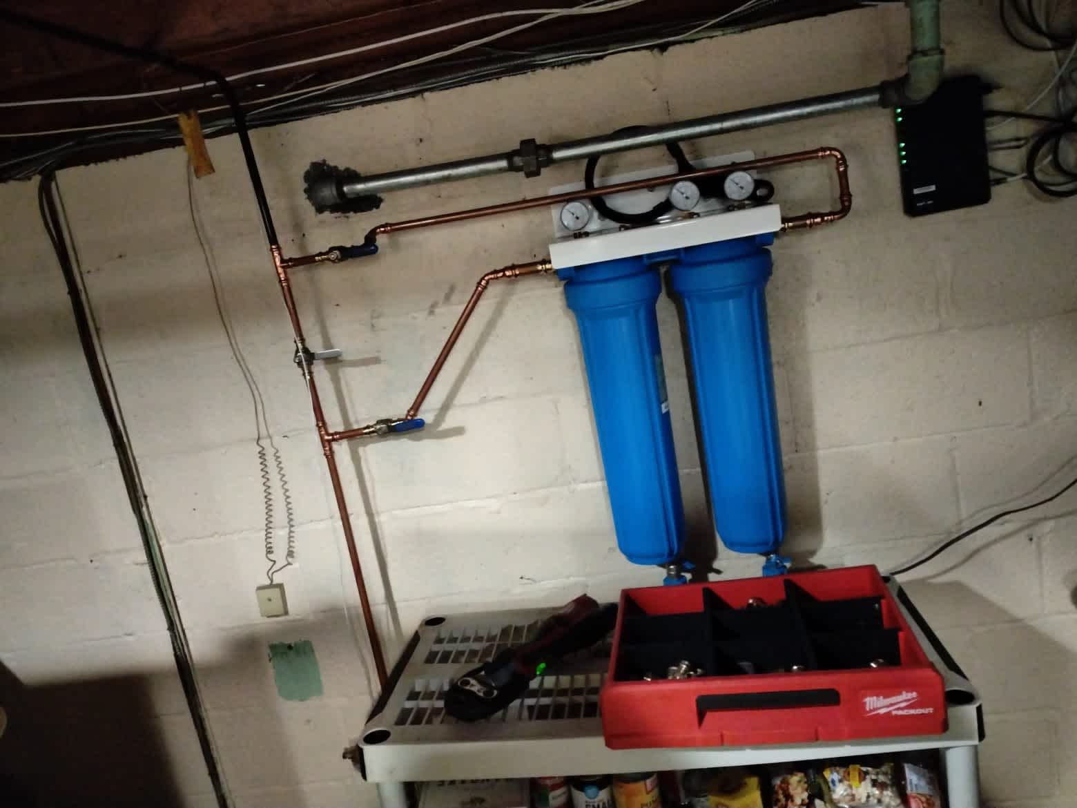 Enhance your home's plumbing with Service Professionals' expert water filtration installations.