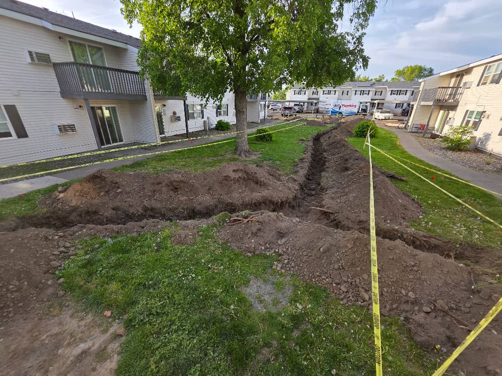 A-1 Plumbing & Emergency Rooter showcases expert trenching services with a commitment to safety and professionalism.