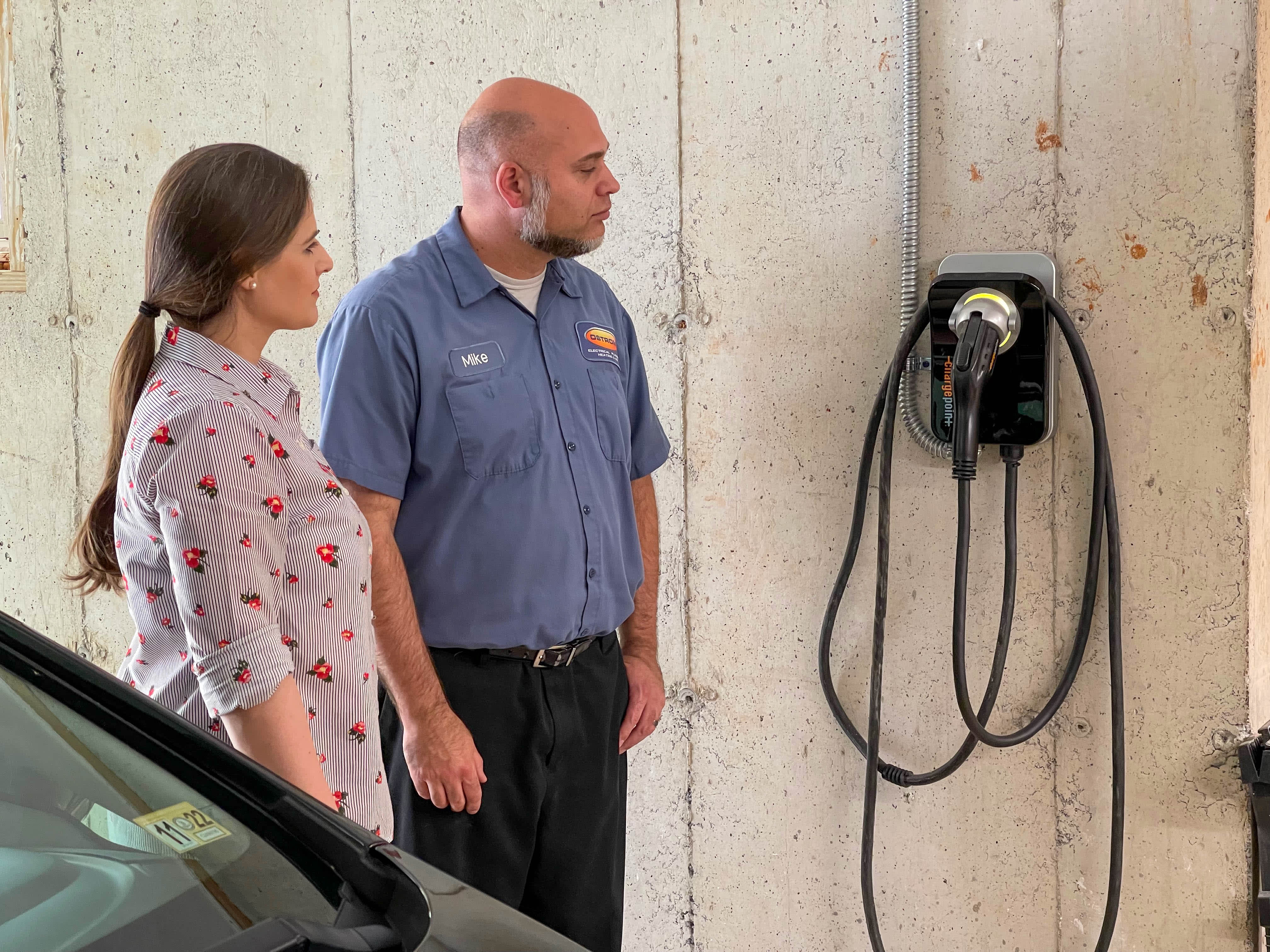 Experience top-notch expertise in EV charger installations with Ostrom Electrical Plumbing Heating & Air Conditioning.