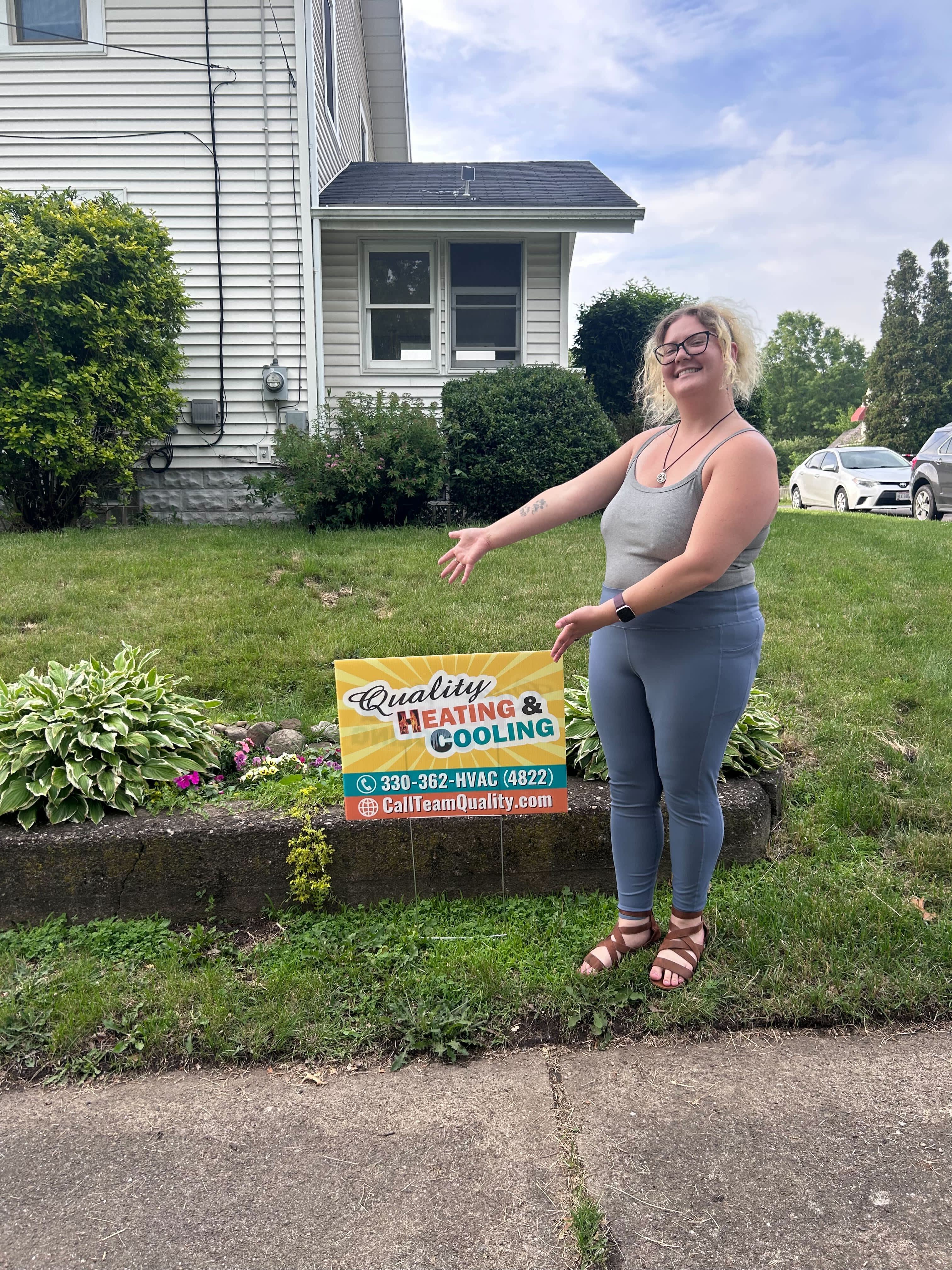At Quality Heating & Cooling, we ensure comfort for your home with a smile.