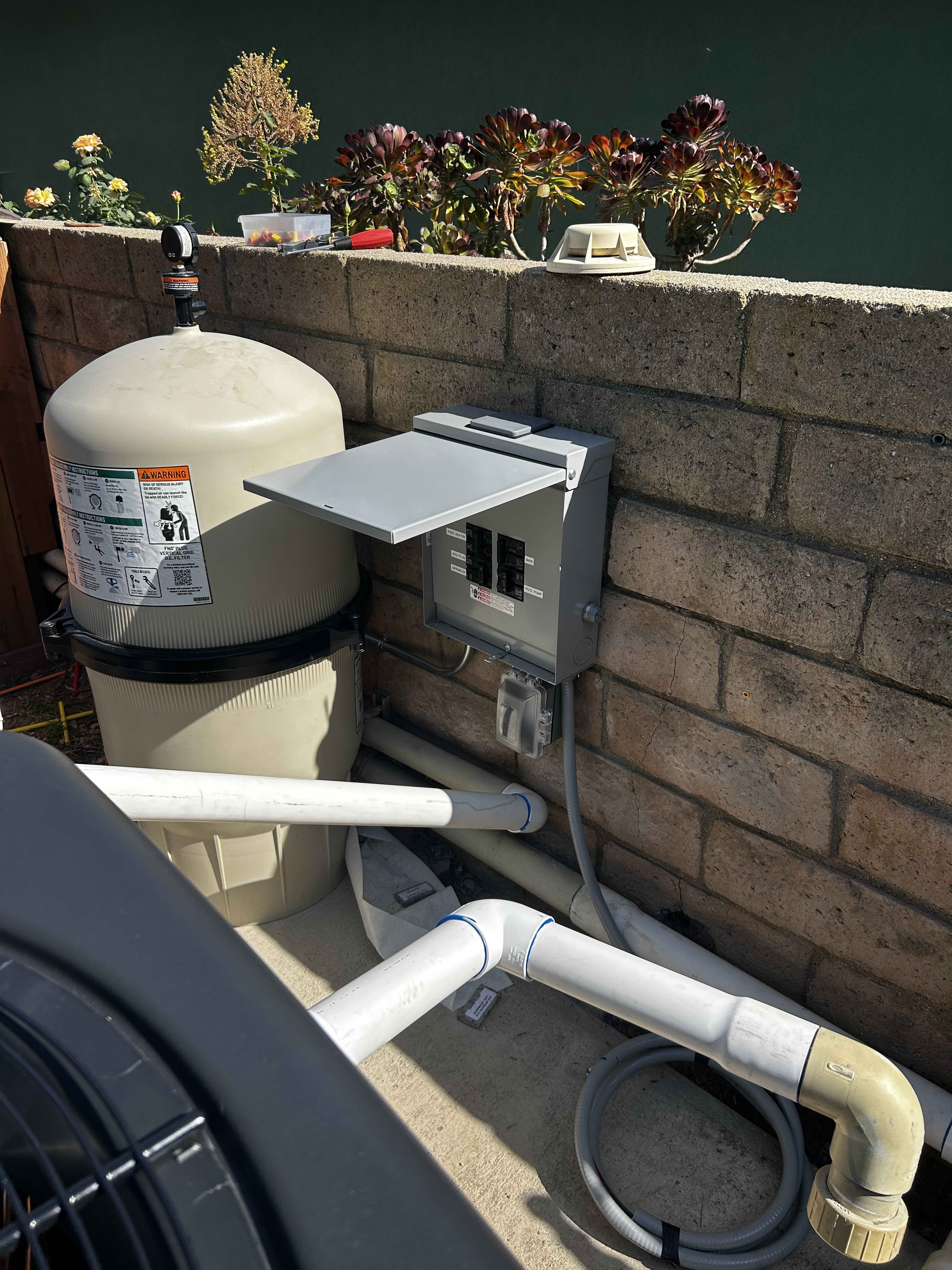Powell Electric ensures durable outdoor electrical work and tidy installations for pool systems, giving homeowners lasting peace of mind.