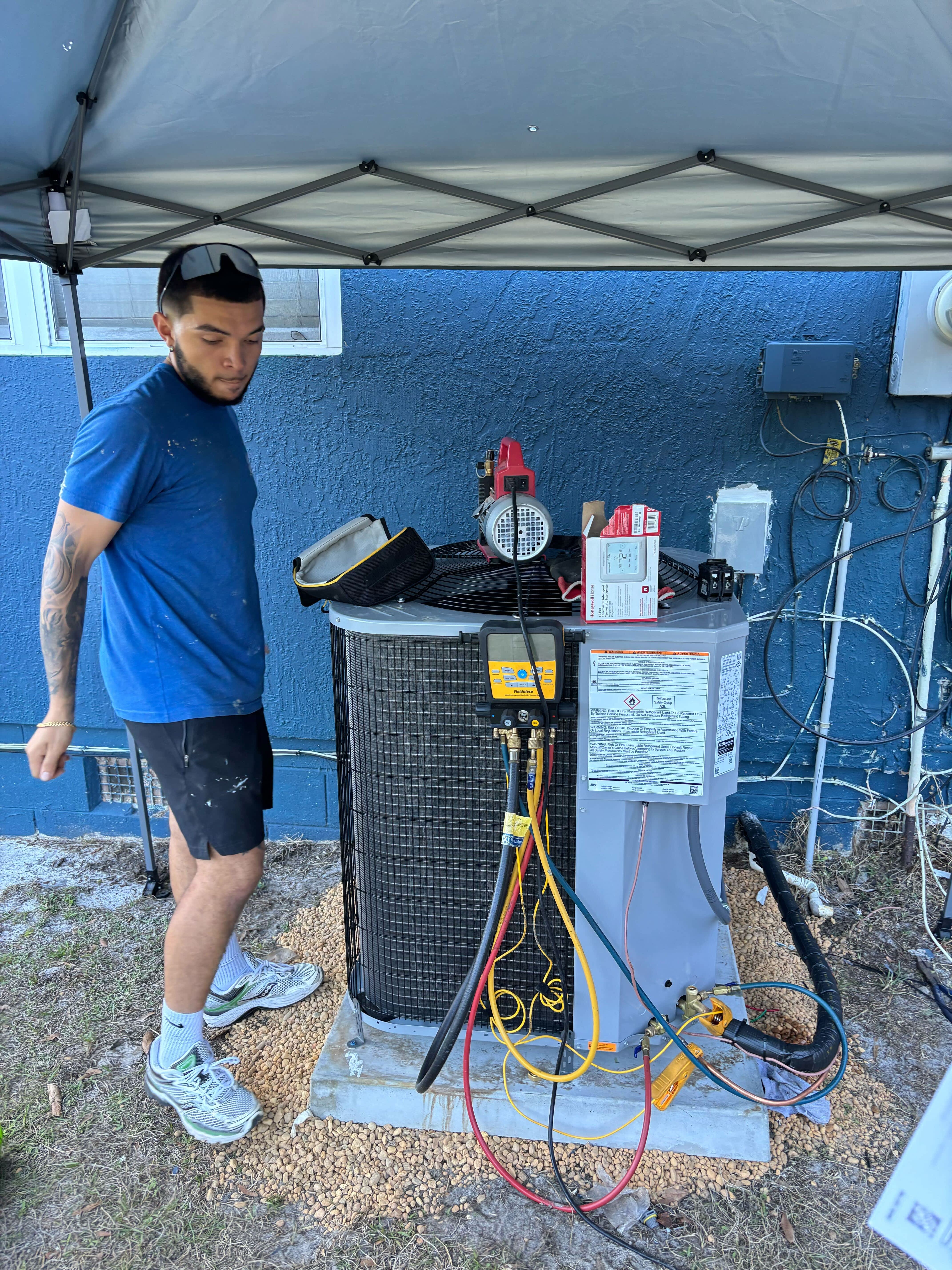 Skilled technicians from Climate Experts Air, Plumbing & Electric provide careful on-site HVAC service, protecting equipment and ensuring precise diagnostics.