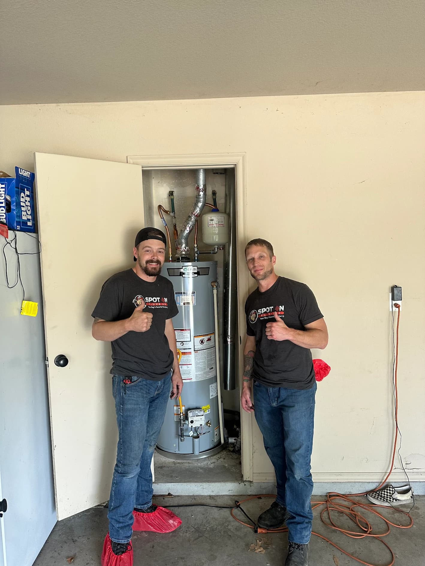 Spot On Plumbing of Tulsa—Your friendly experts for reliable water heater services!