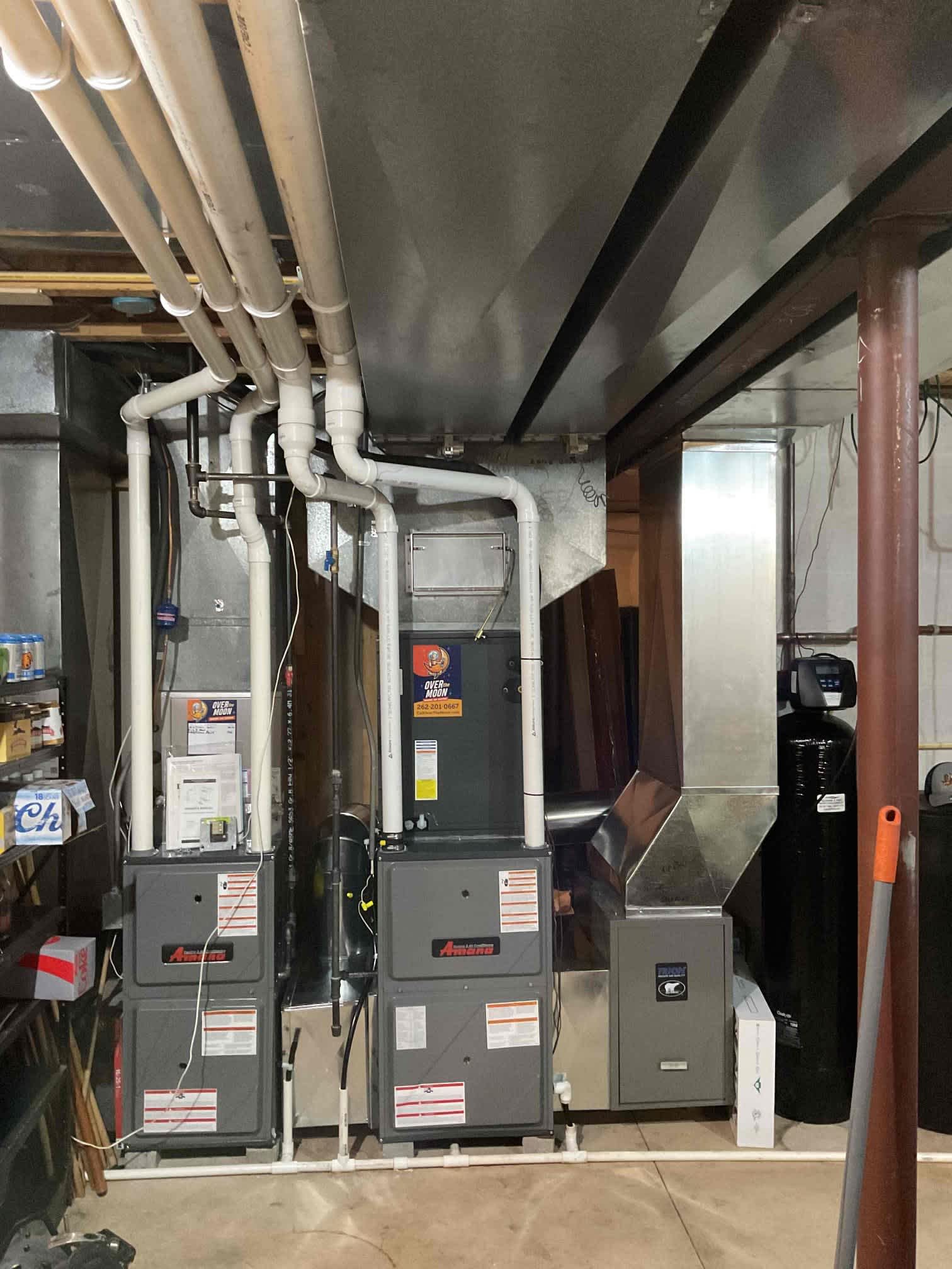 Experience unparalleled professionalism and quality with Over the Moon's expert HVAC installations.