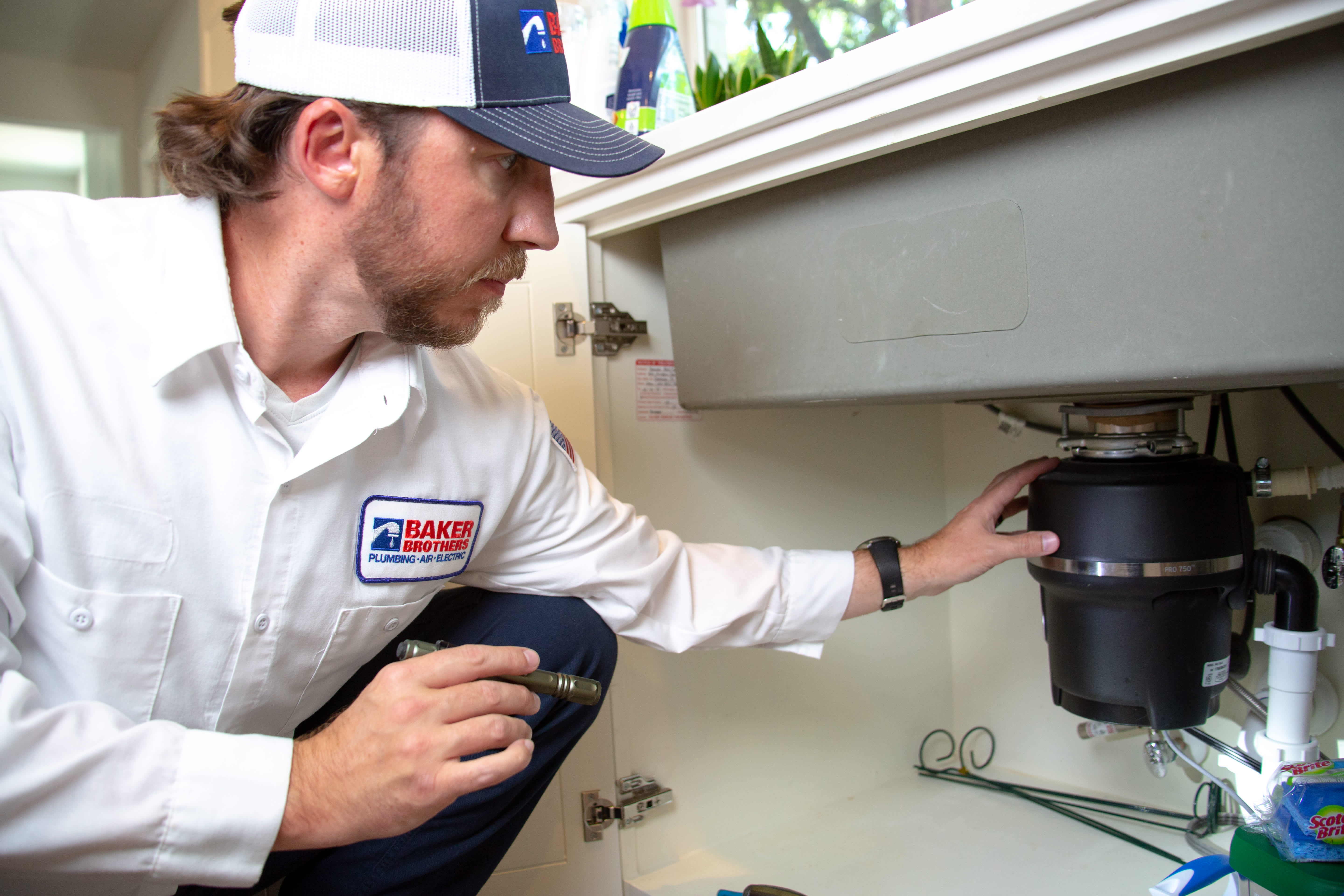 Trust Baker Brothers Plumbing, Air & Electric for expert garbage disposal services, ensuring professionalism and customer satisfaction.