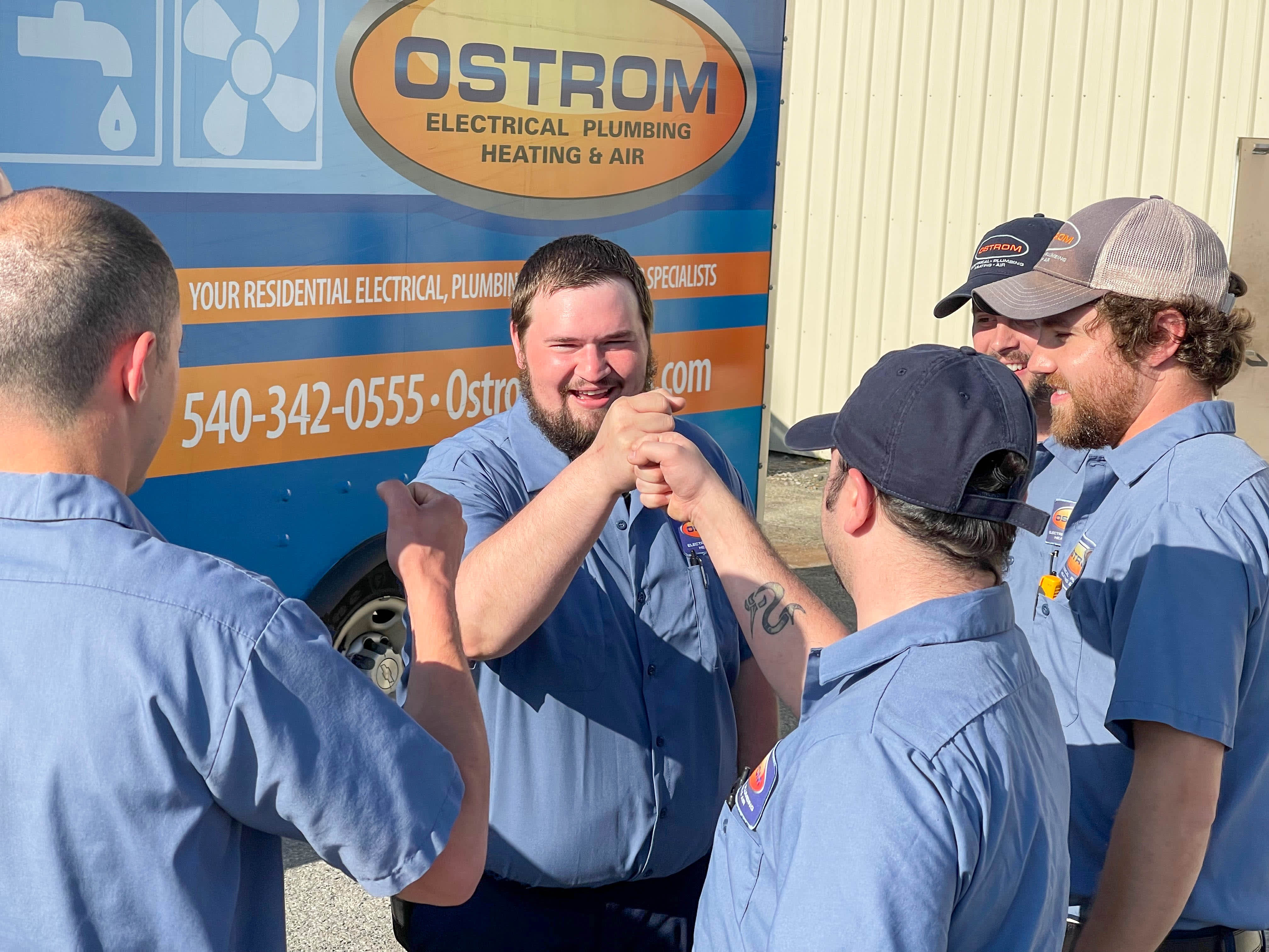 Experience friendly and professional service with Ostrom Electrical Plumbing Heating & Air Conditioning.