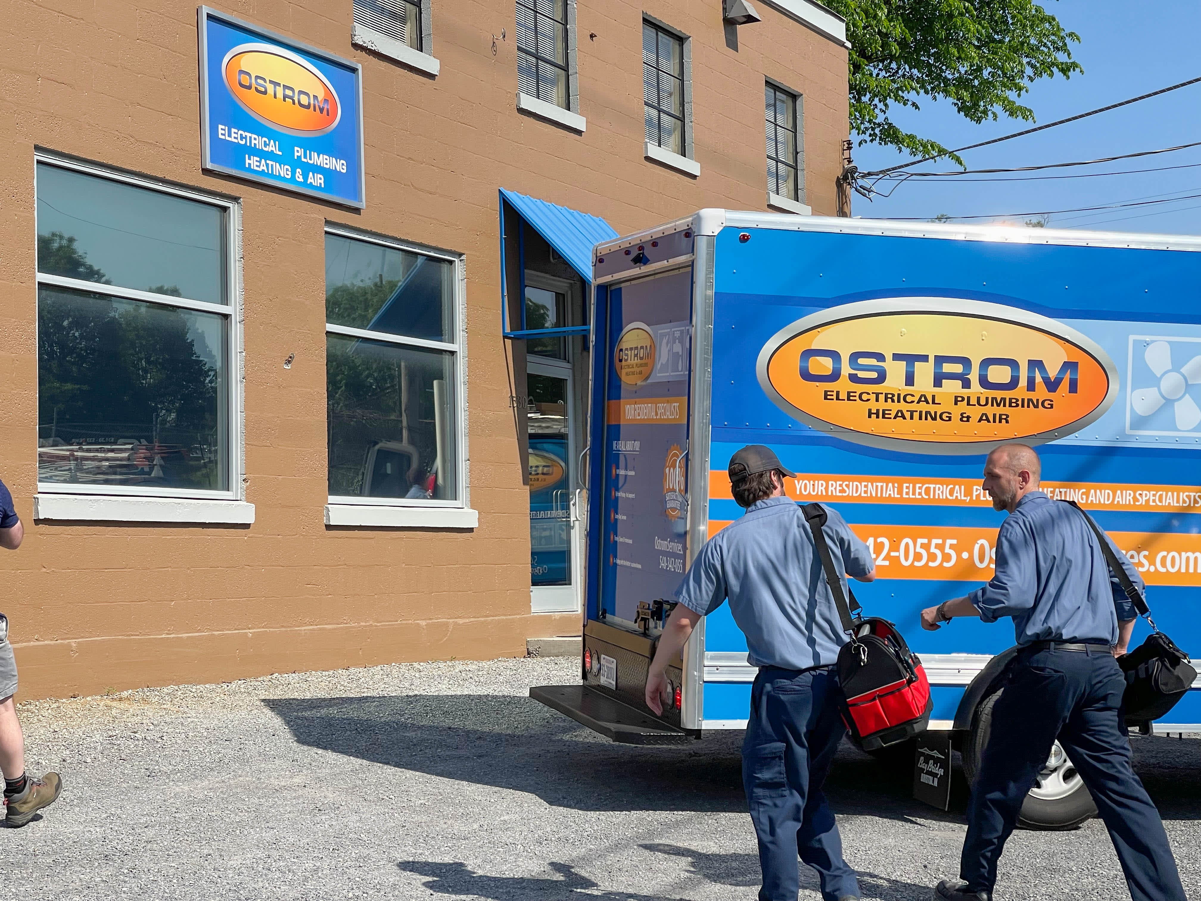 Experience top-notch service with Ostrom Electrical Plumbing Heating & Air Conditioning - your trusted local experts!