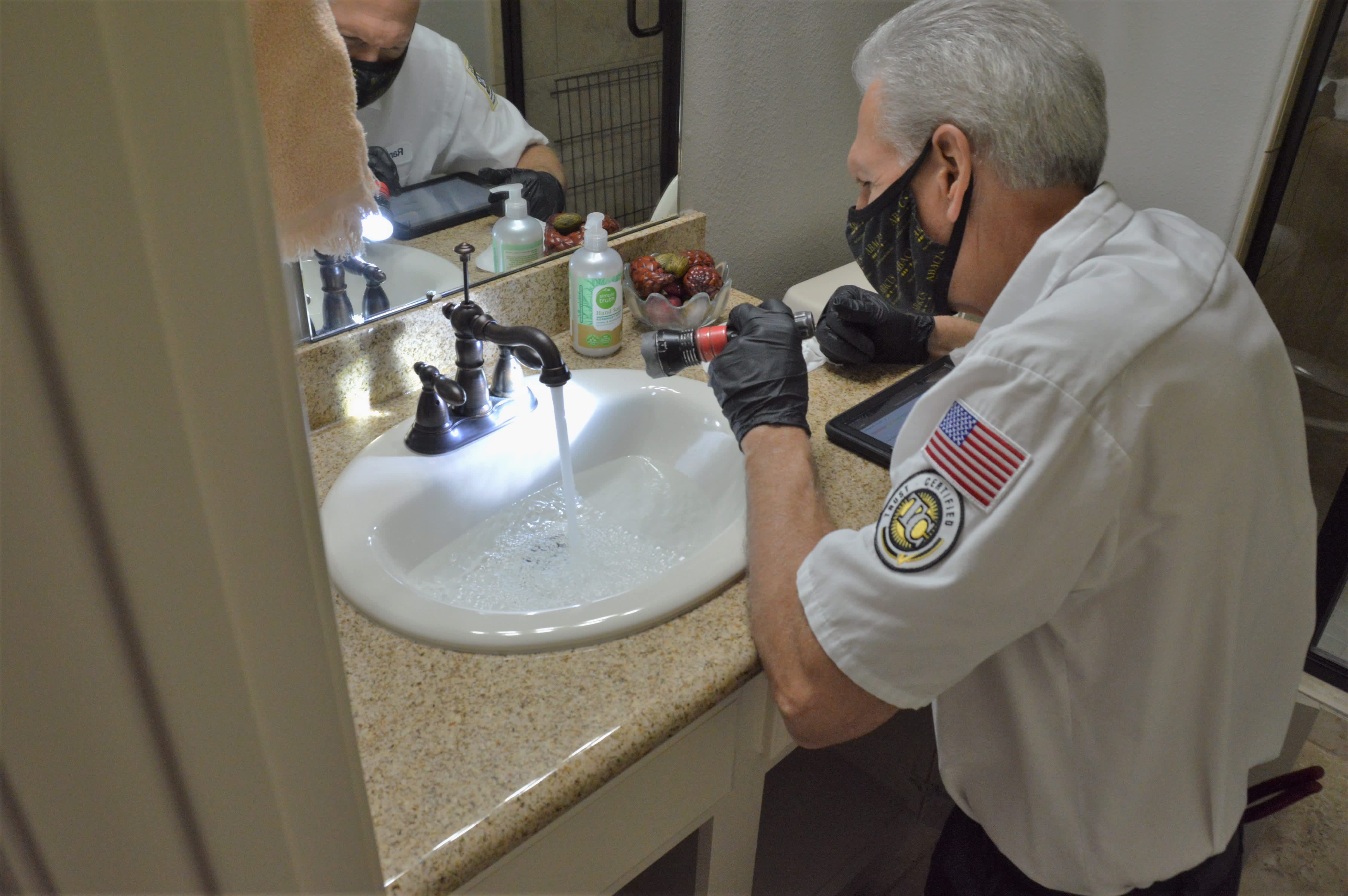 Skilled technicians from Abacus Plumbing, Air Conditioning, & Electrical perform careful inspections with modern tools to ensure safe, clean results.