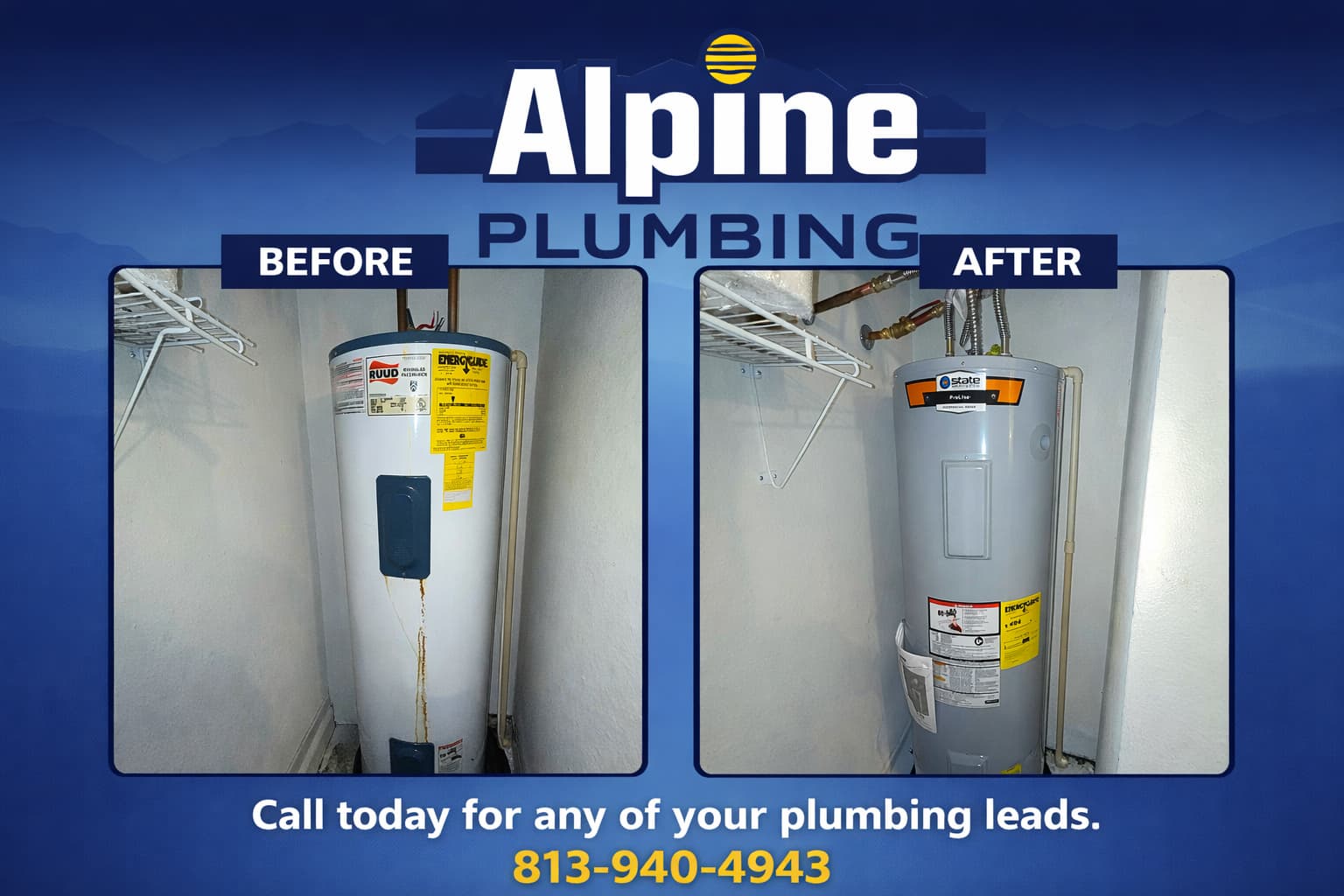 Transform your home with Alpine Plumbing, ensuring your plumbing systems are up-to-date and efficient. Call us today for superior service!