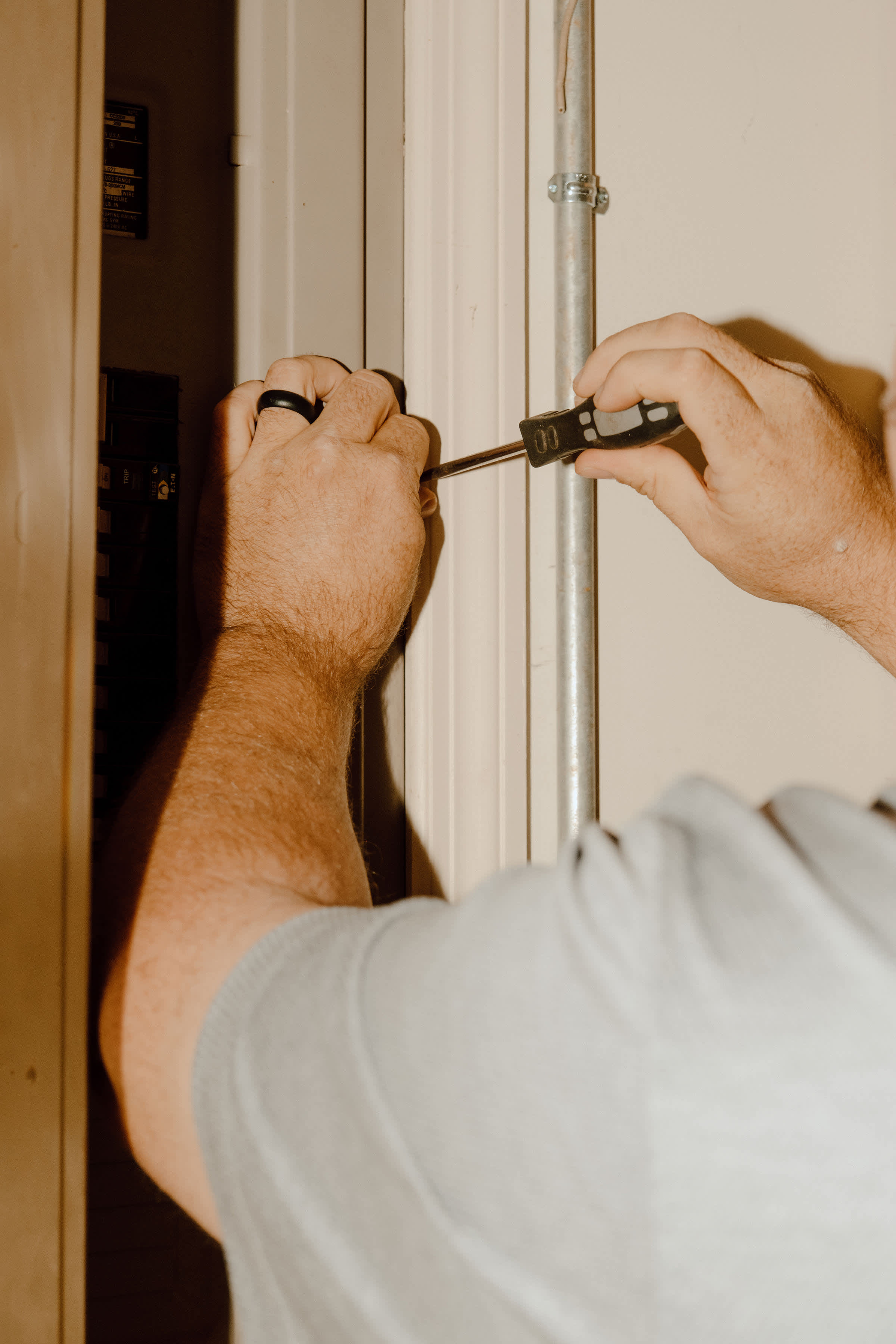 Experience expert electrical solutions with Atomic Electric Service Inc., where precision meets professionalism.