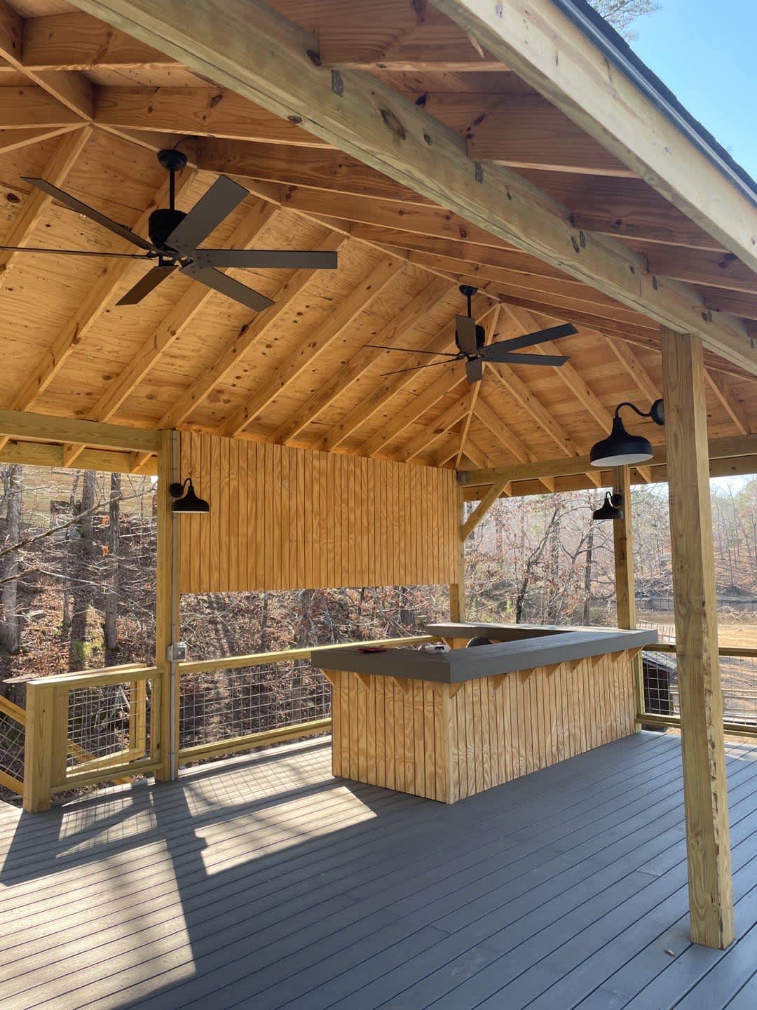 Showcase your outdoor living with C&T Electric LLC delivering clean, durable lighting and fan installations that enhance comfort and style.