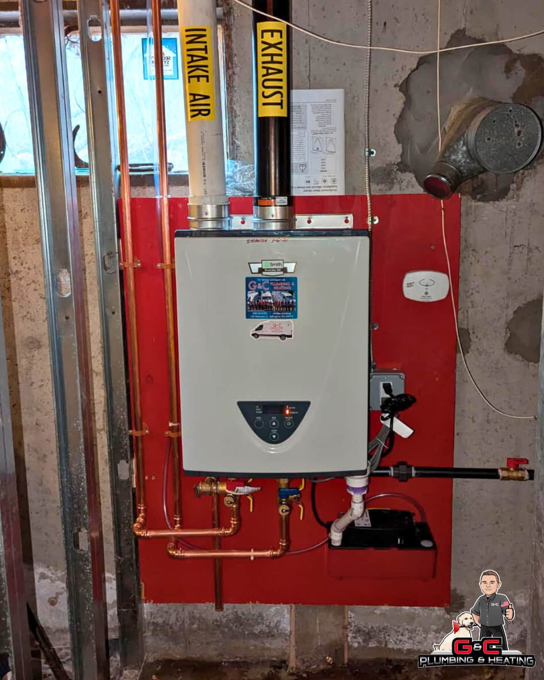 Professional heating solutions by G&C Plumbing & Heating, ensuring comfort and efficiency in every installation.