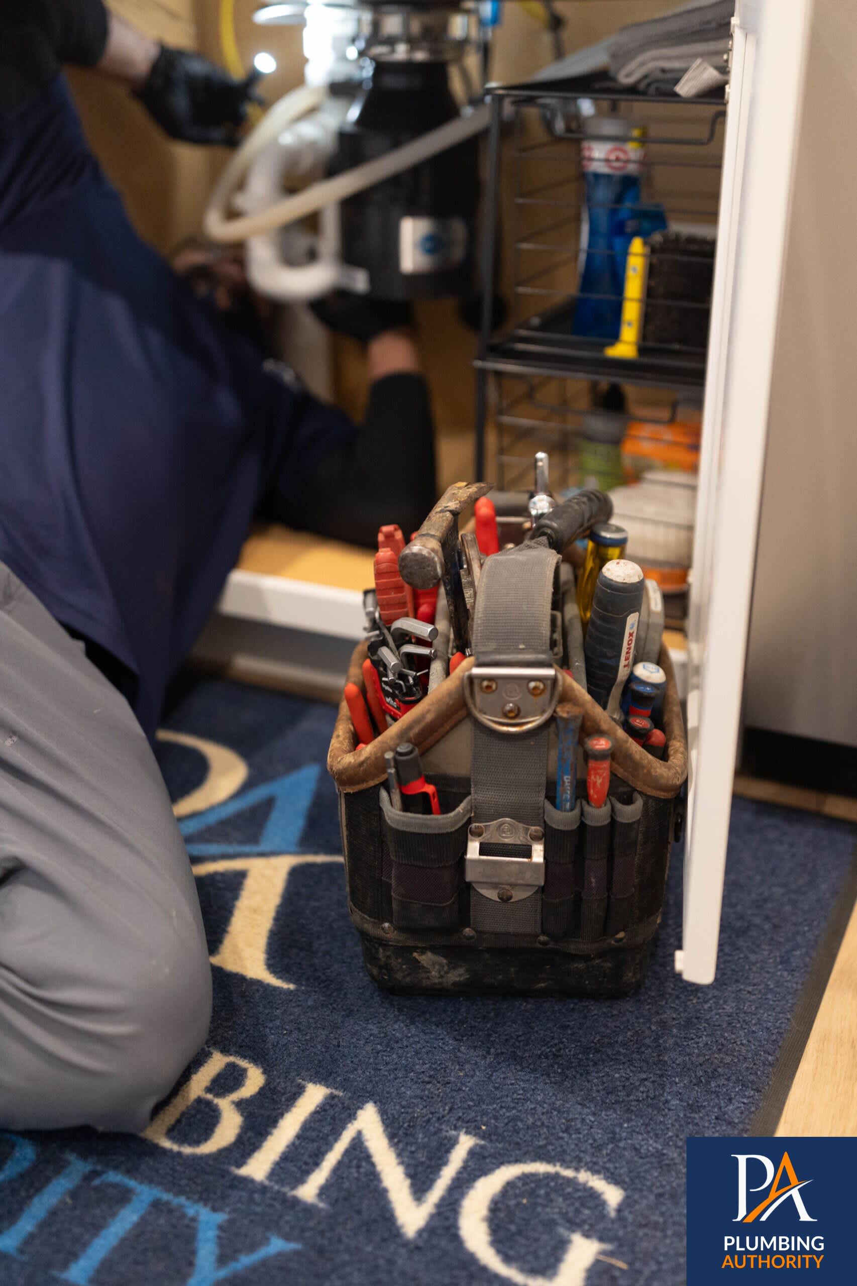 Trust The Plumbing Authority to handle sink repairs with care and skilled workmanship while protecting your home during service.