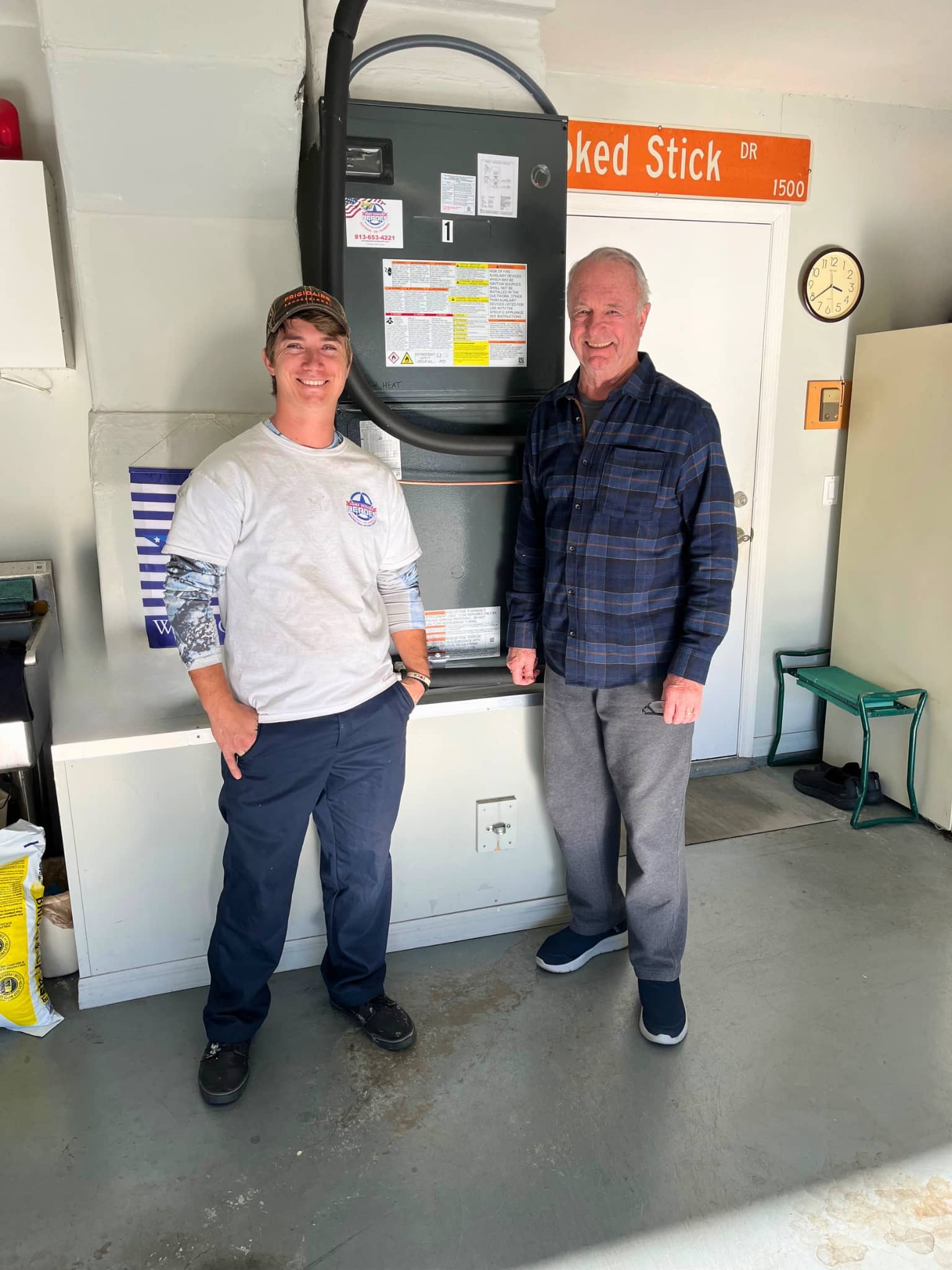 Reliable HVAC solutions with a smile, provided by Home Service Heroes.