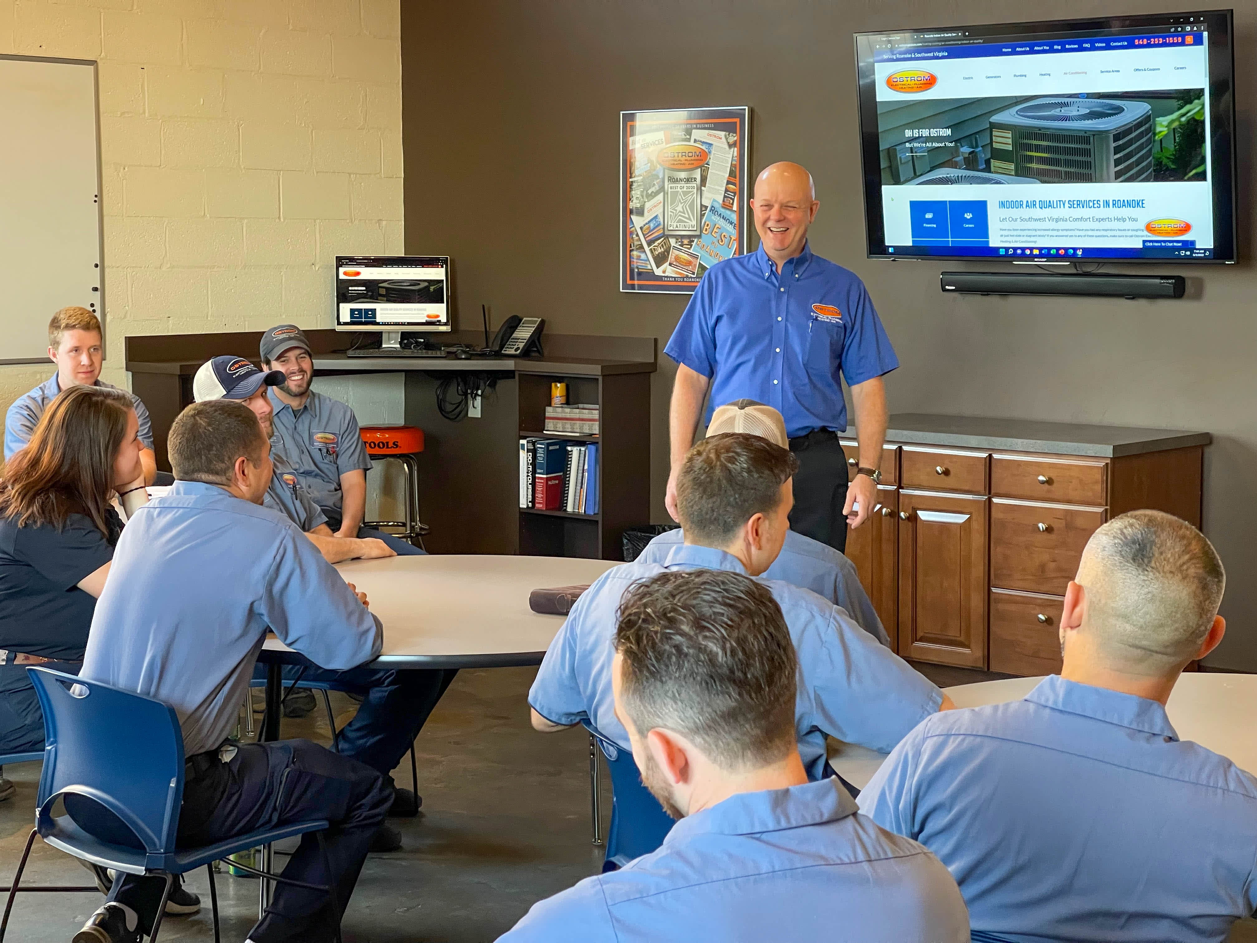 Ostrom Electrical Plumbing Heating & Air Conditioning: Professional service and a dedicated team to meet all your HVAC needs.