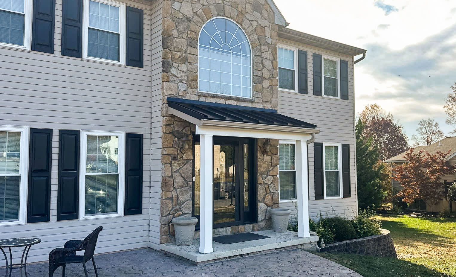 Enhance your home's curb appeal with Mast Roofing & Construction's expert installation services.