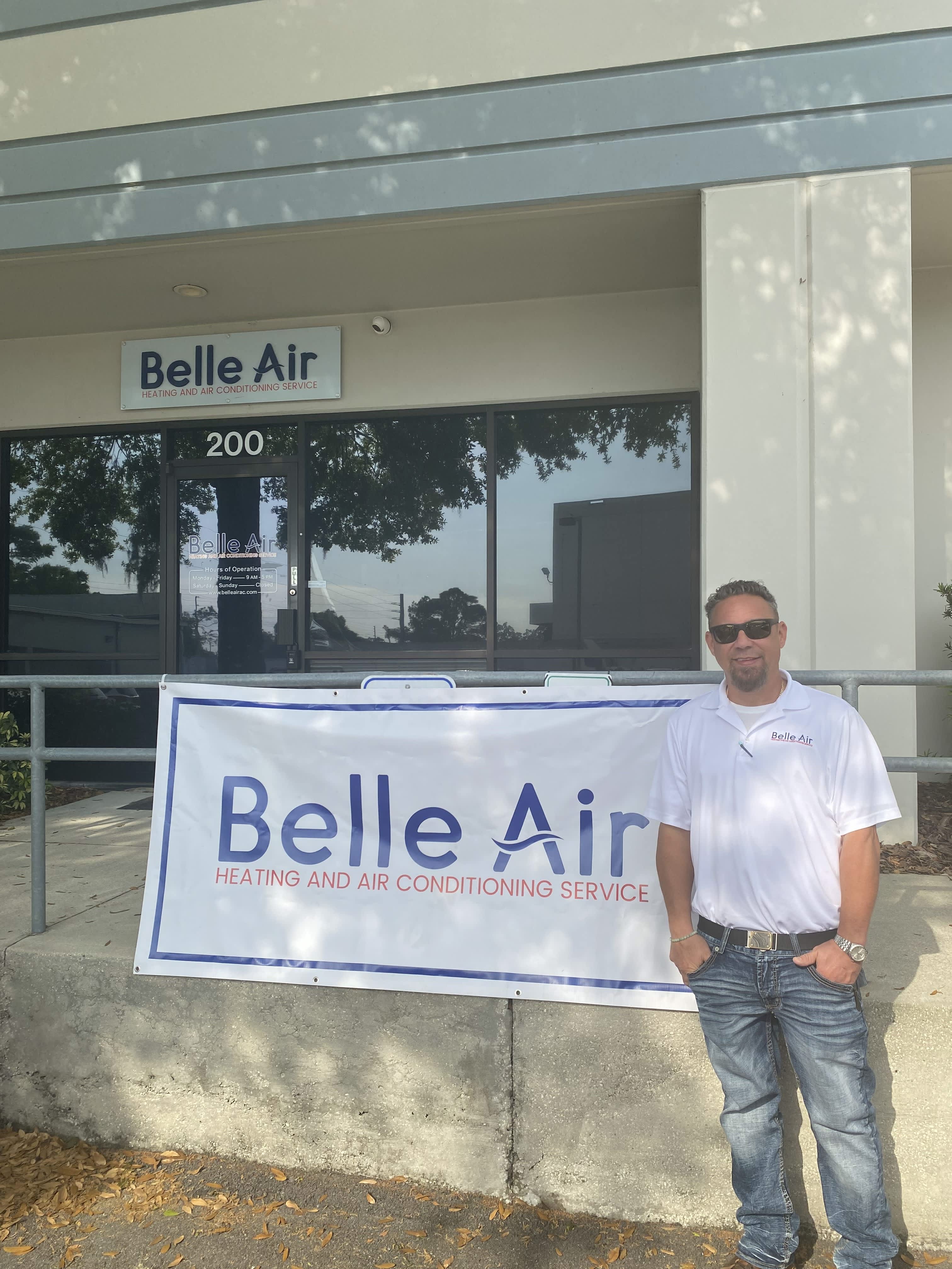 Belle Air stands ready to meet all your heating and air conditioning needs with professionalism and a smile out in the community.