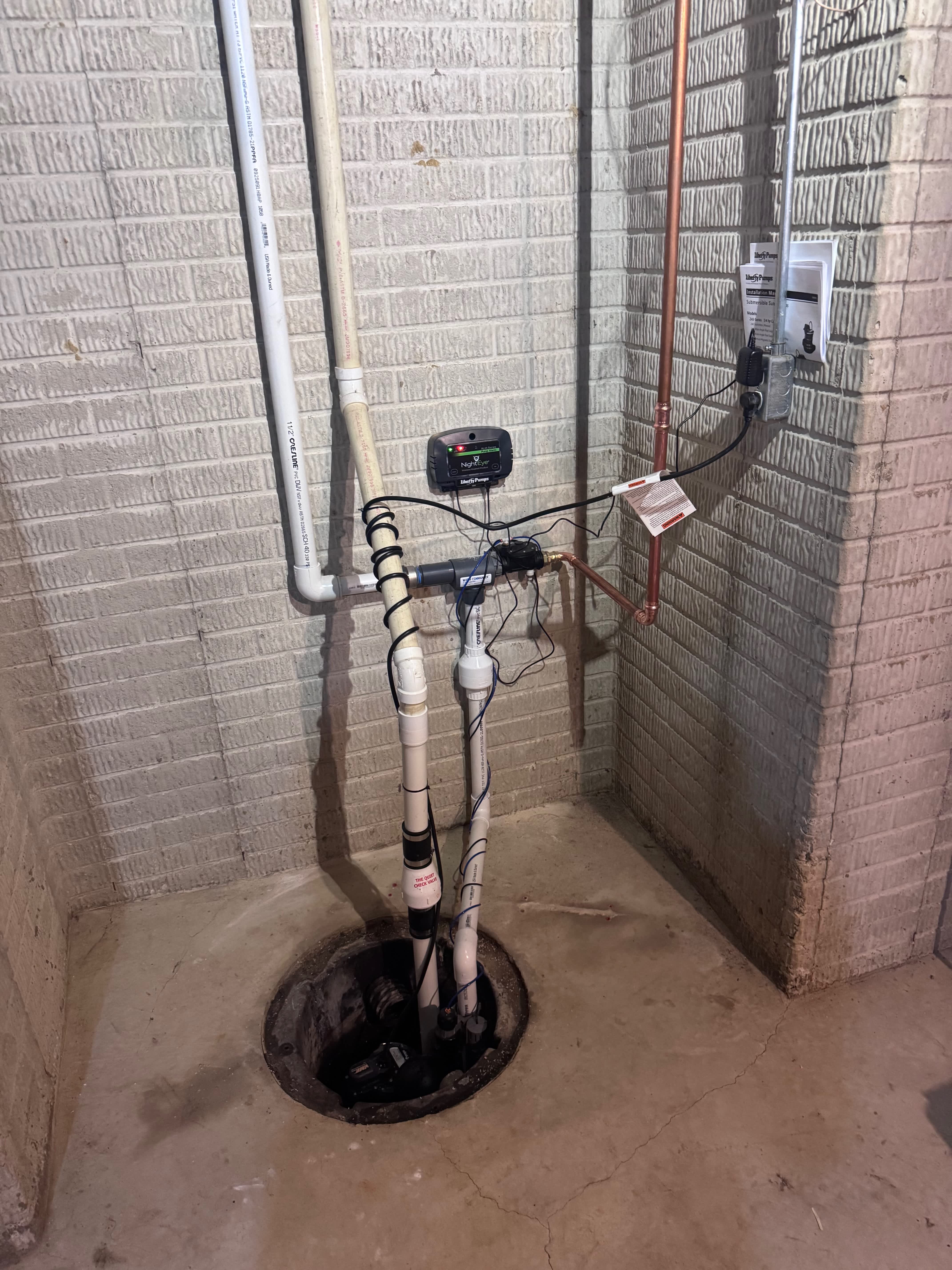 Dependable basement sump pump installation from Lanz Plumbing, Heating & Cooling, Inc. gives homeowners reliable protection and peace of mind.
