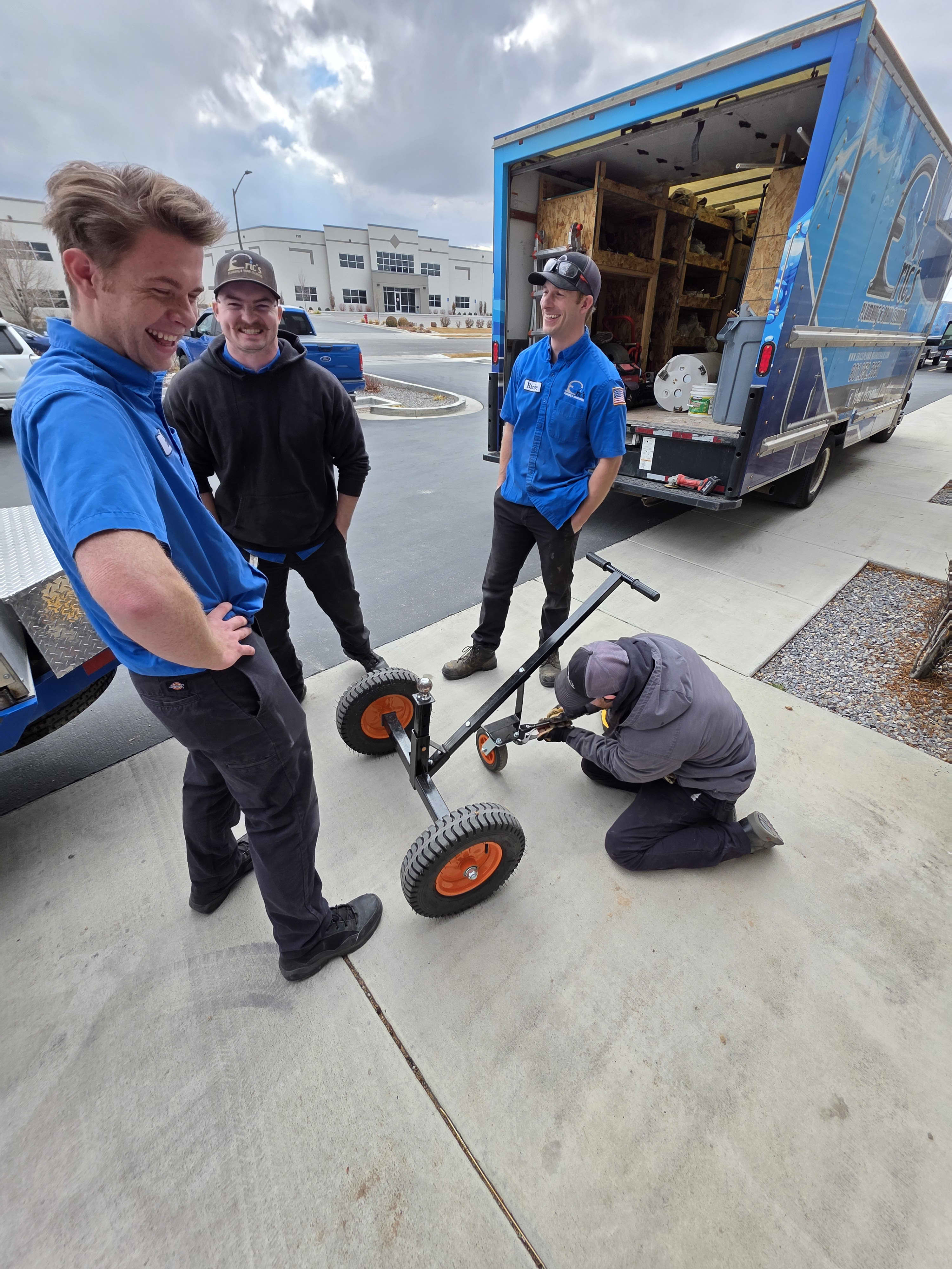 Experience exceptional service with Eric's Plumbing & Drain Cleaning, where teamwork and professionalism meet quality work.