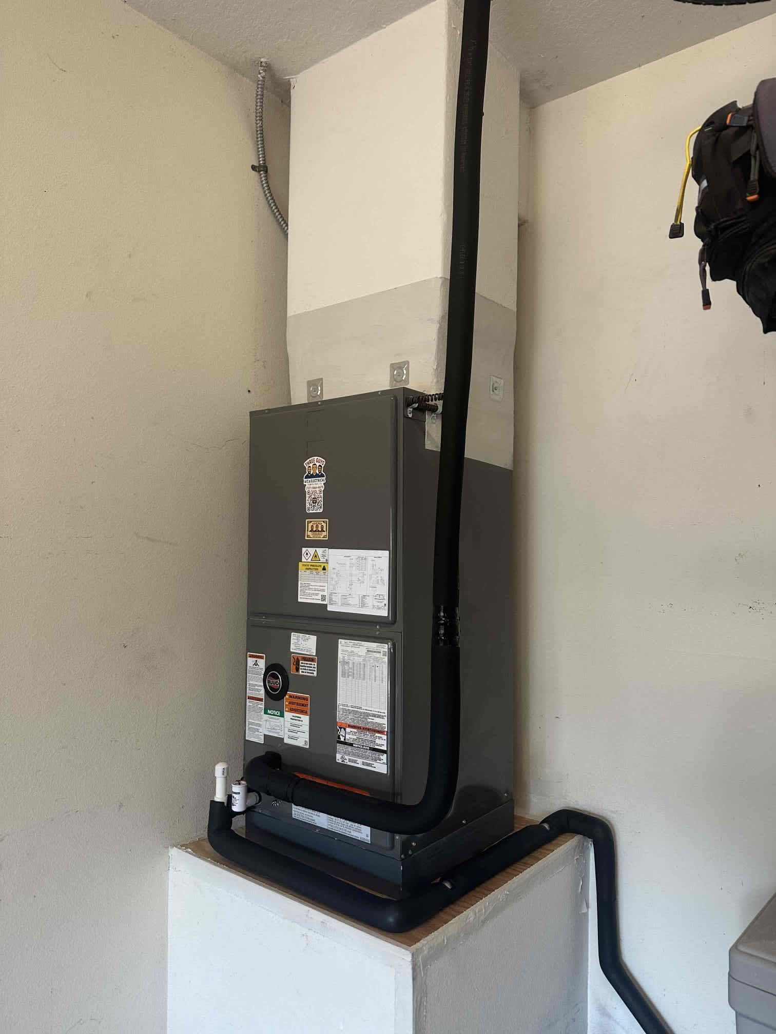 Experience seamless comfort with Three Guys A/C & Electrical's expert HVAC installations.