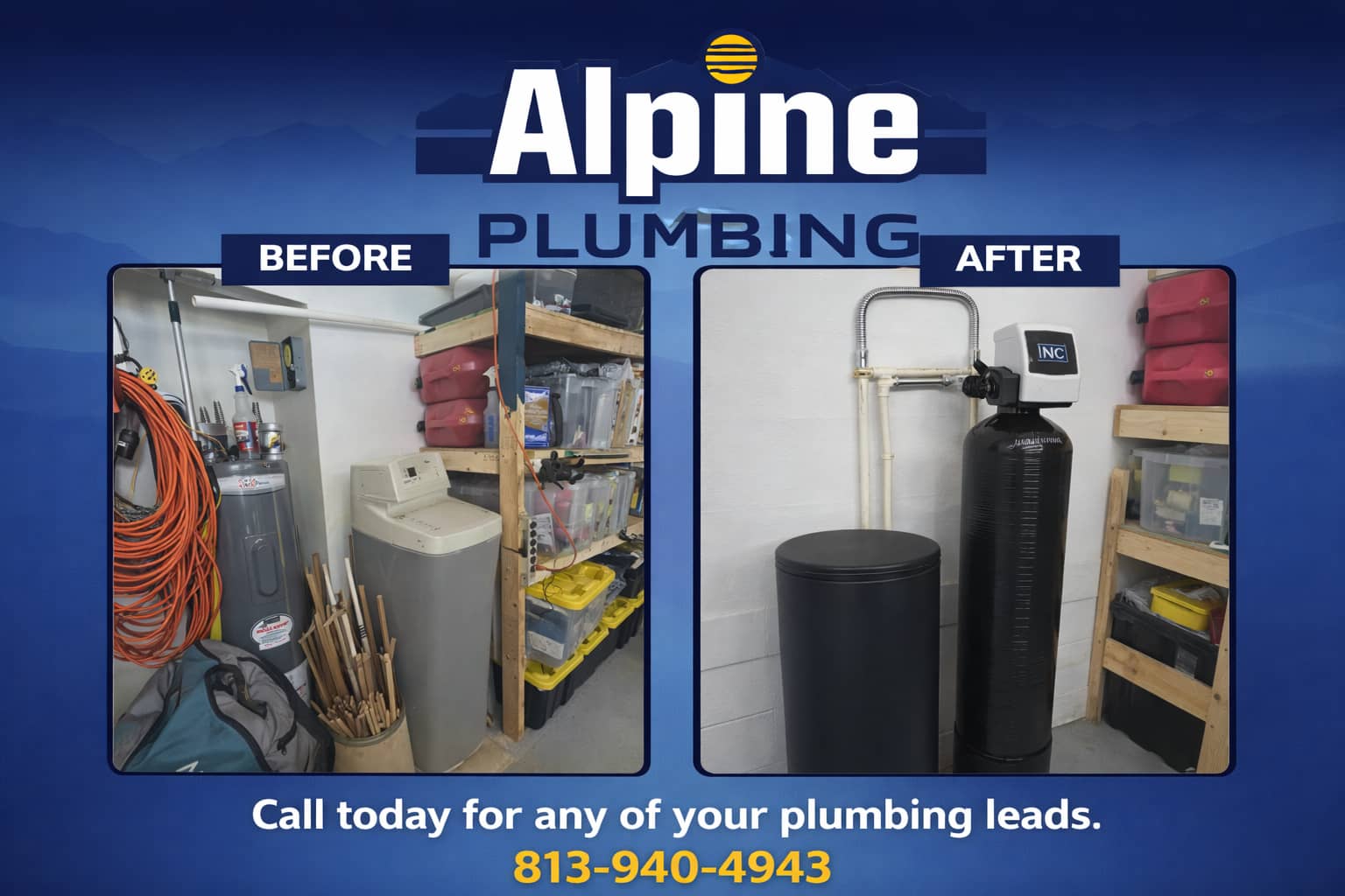 Transform your space with expert solutions from Alpine Plumbing. Experience quality and efficiency like never before! Call today.