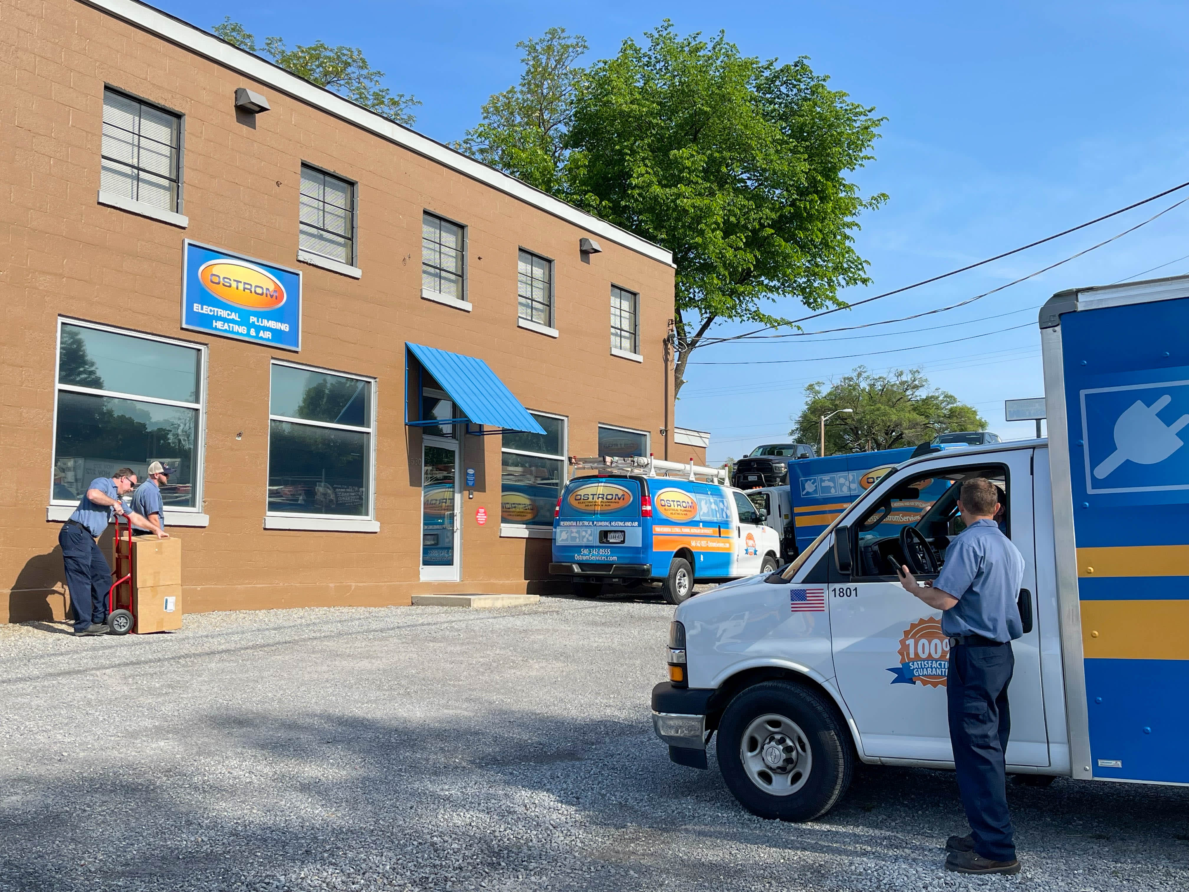 Experience professional service with Ostrom Electrical Plumbing Heating & Air Conditioning—your trusted local experts.
