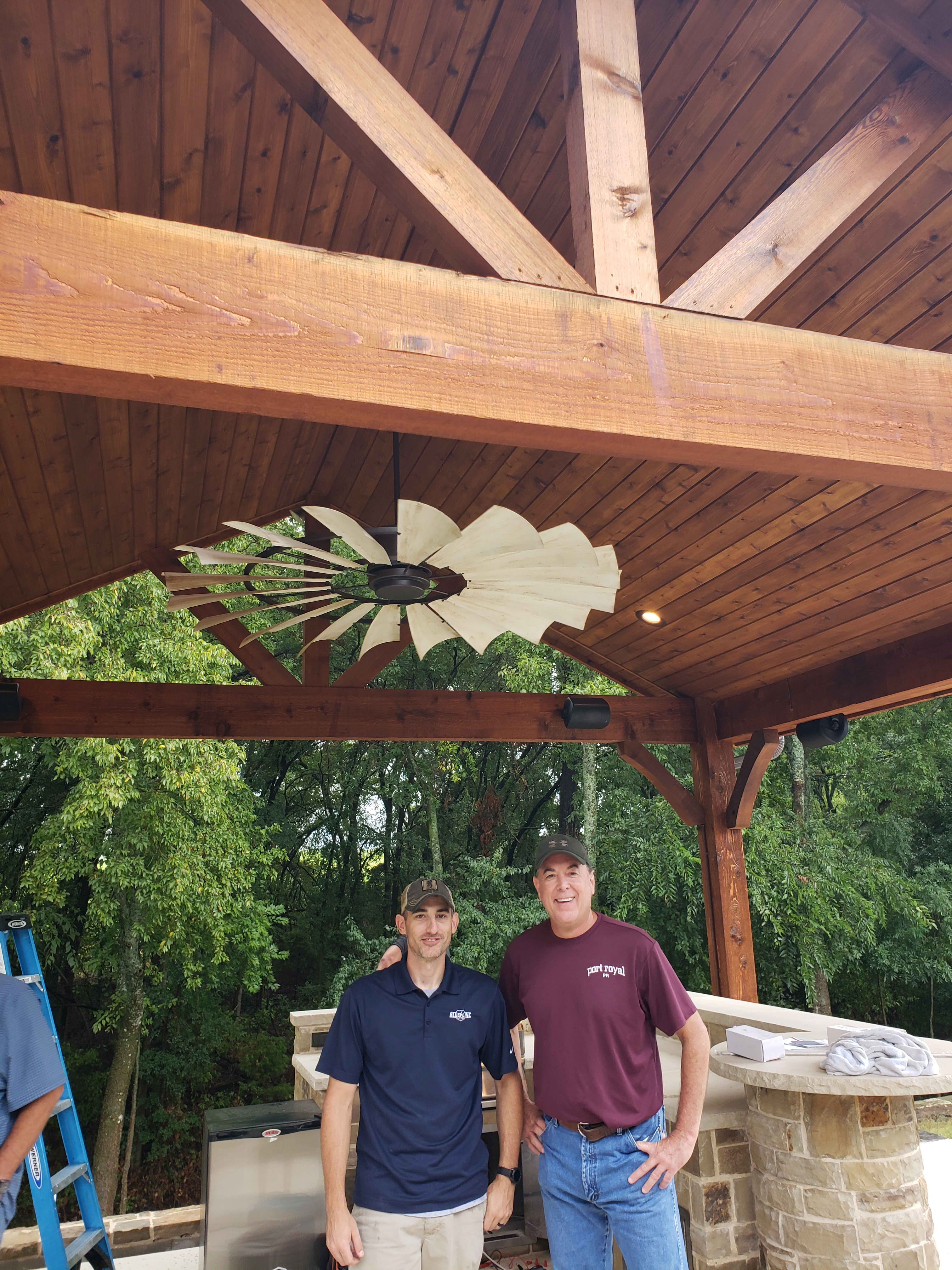 Enhance your outdoor spaces with professional installations from Blue Line Electric!