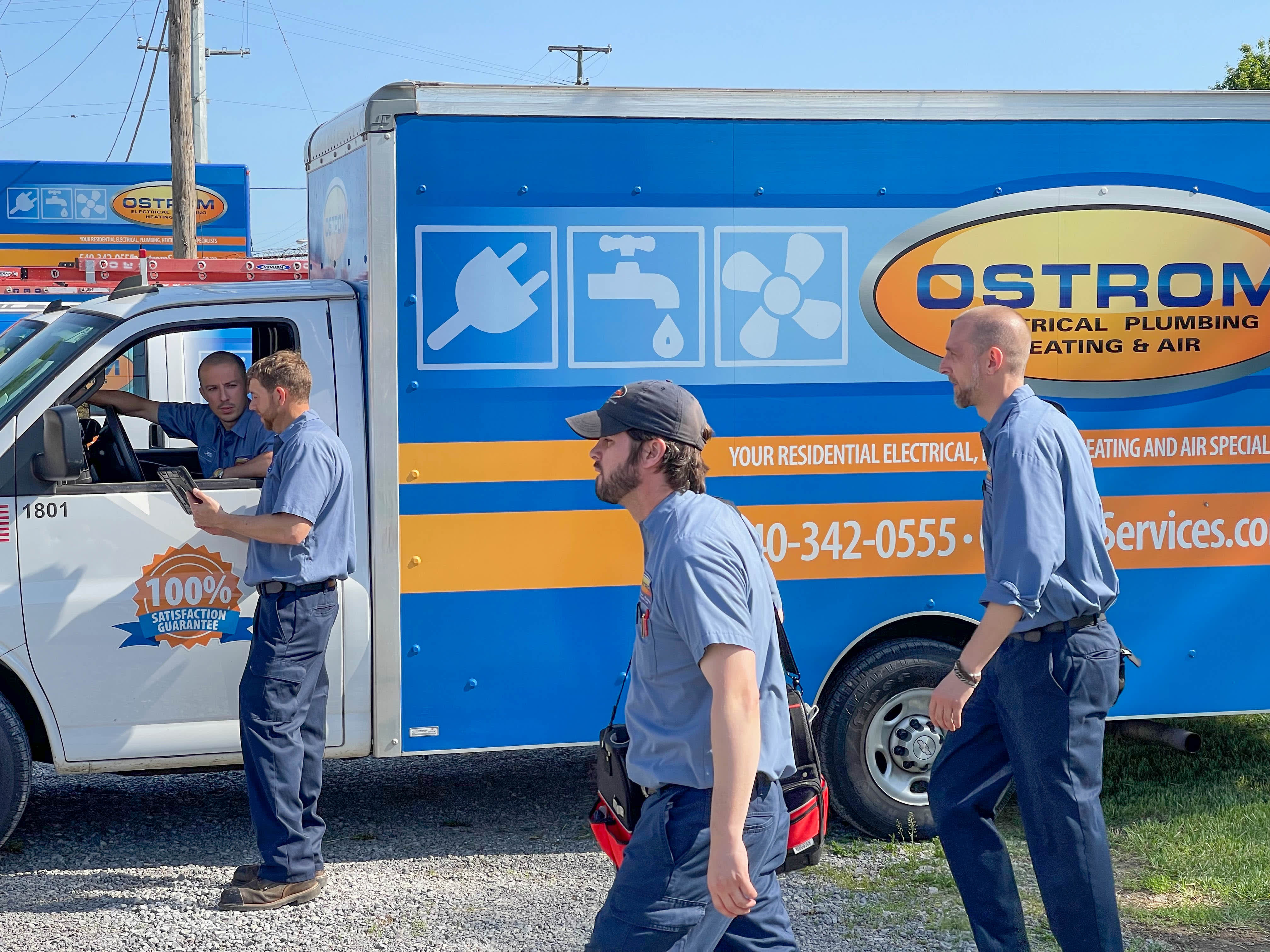 Professional and reliable service is our promise at Ostrom Electrical Plumbing Heating & Air Conditioning.
