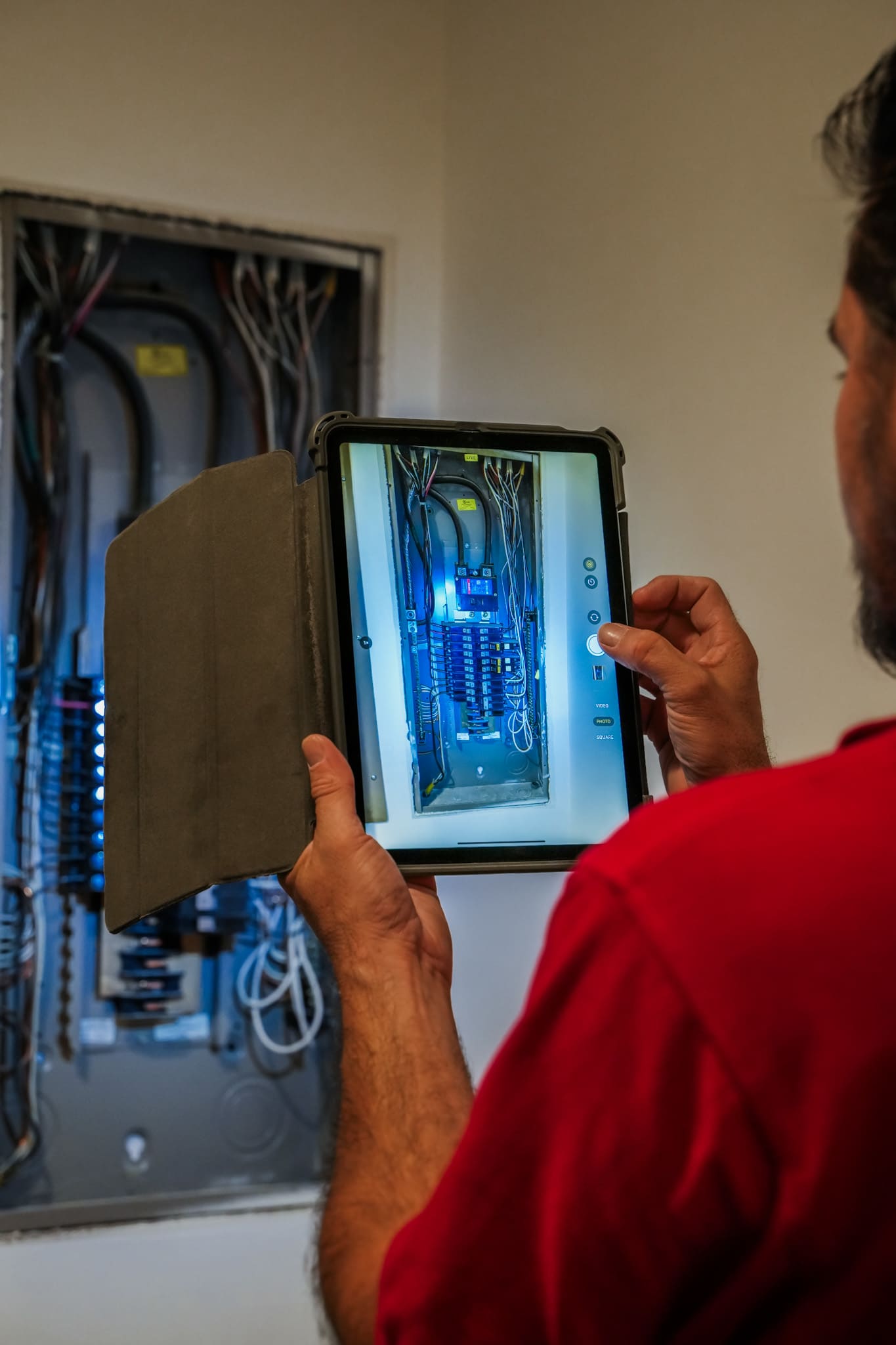 Parrish Services documents every electrical inspection with clear photos and careful checks to ensure safe, reliable results.