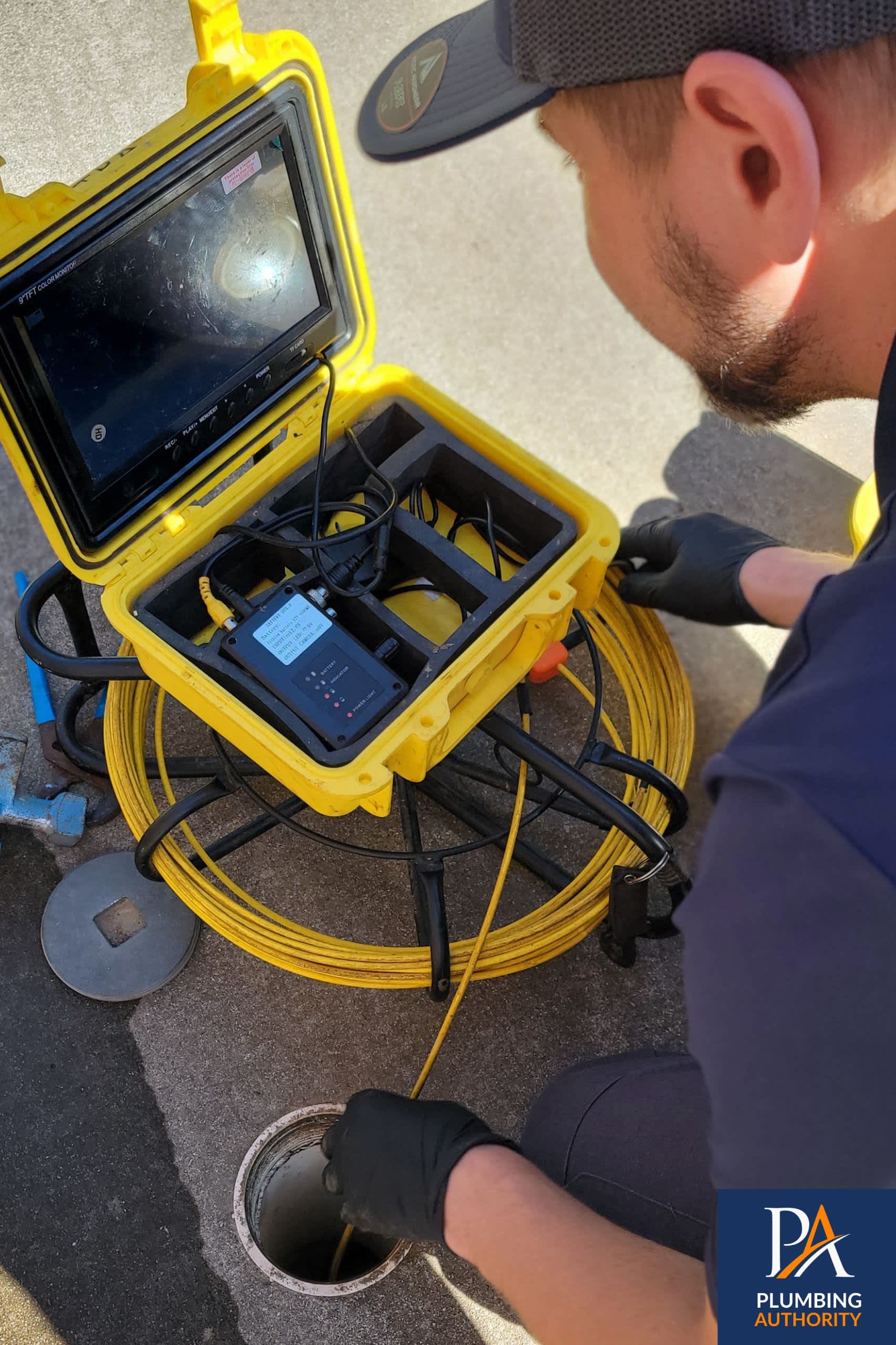 Confident and careful, The Plumbing Authority uses advanced drain cameras and safety protocols to quickly diagnose problems and protect your home.