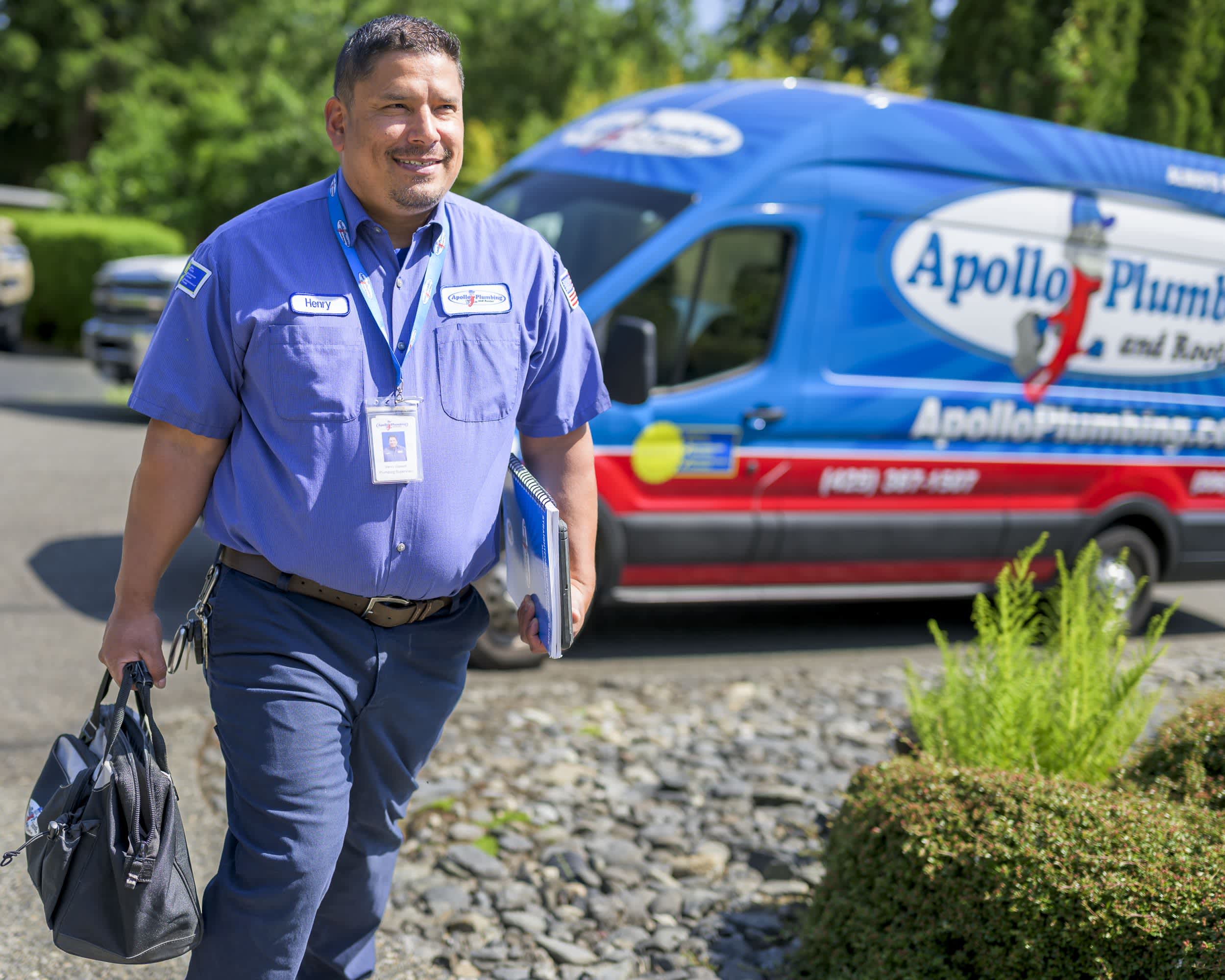 Experience exceptional service with Apollo Plumbing, always dedicated to serving you with a smile.