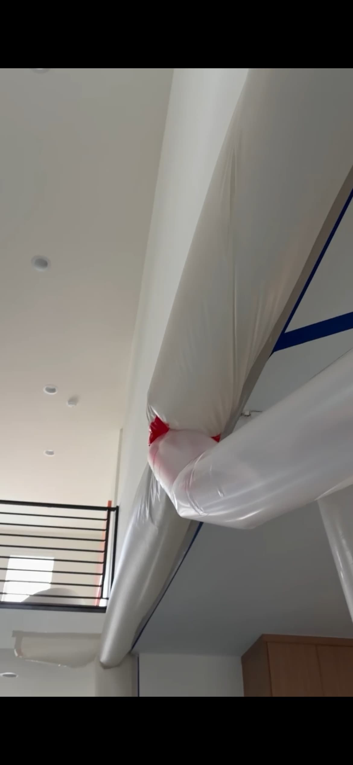 Protective containment and careful prep showcase Colorado Cleanup Services' commitment to clean, professional home projects.