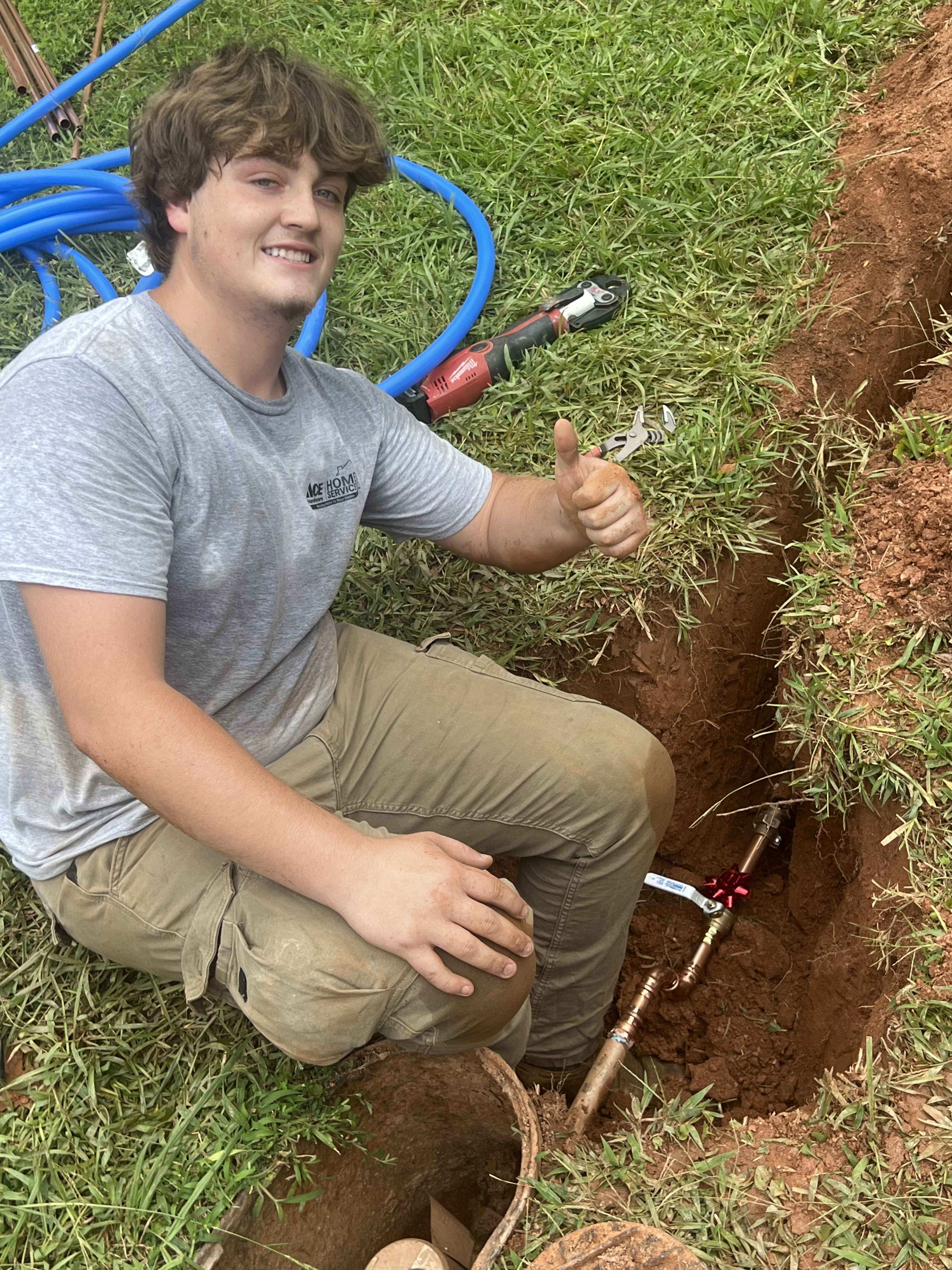 Moncrief Heating & Air Conditioning ensures every installation is handled with expert care and a smile, even in the heart of your garden.