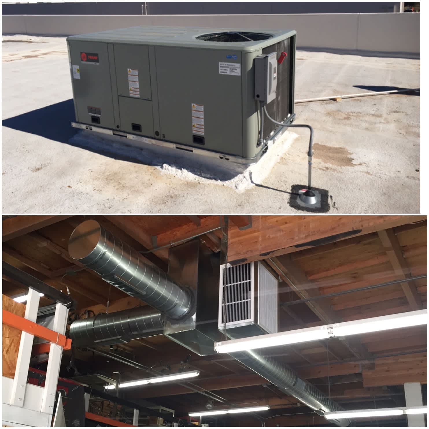 At Clark Heating and Cooling, we ensure seamless integration of efficient HVAC solutions from your rooftop to your living space, providing unparalleled comfort year-round.