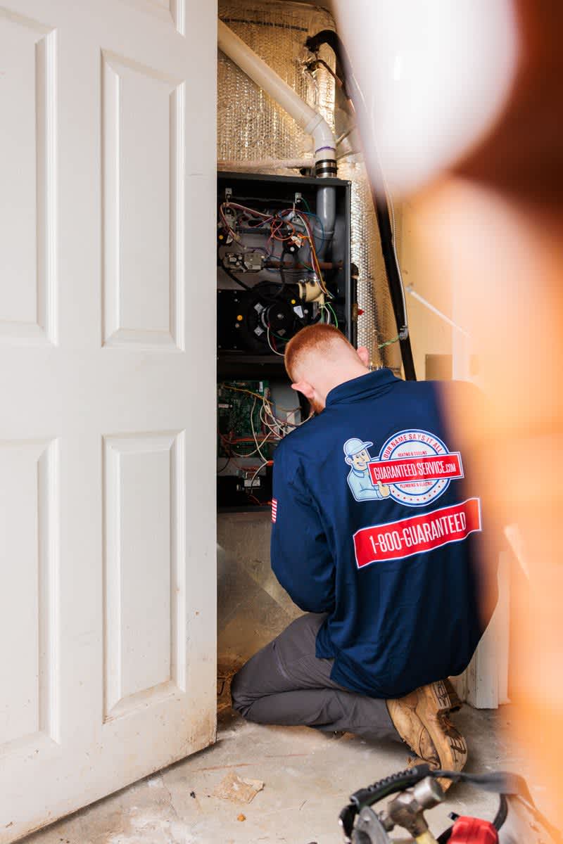 For dependable, professional HVAC services, trust Guaranteed Service to keep your home's systems running smoothly. Call us at 1-800-GUARANTEED.
