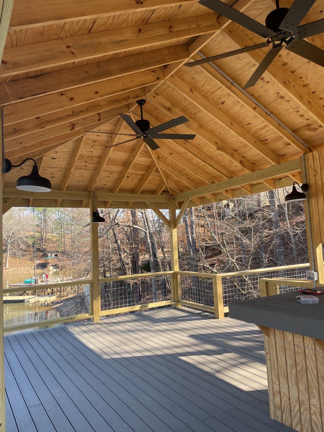Enjoy reliable outdoor comfort and craftsmanship with C&T Electric LLC, expertly installing fans and lighting for fuller lakeside living.